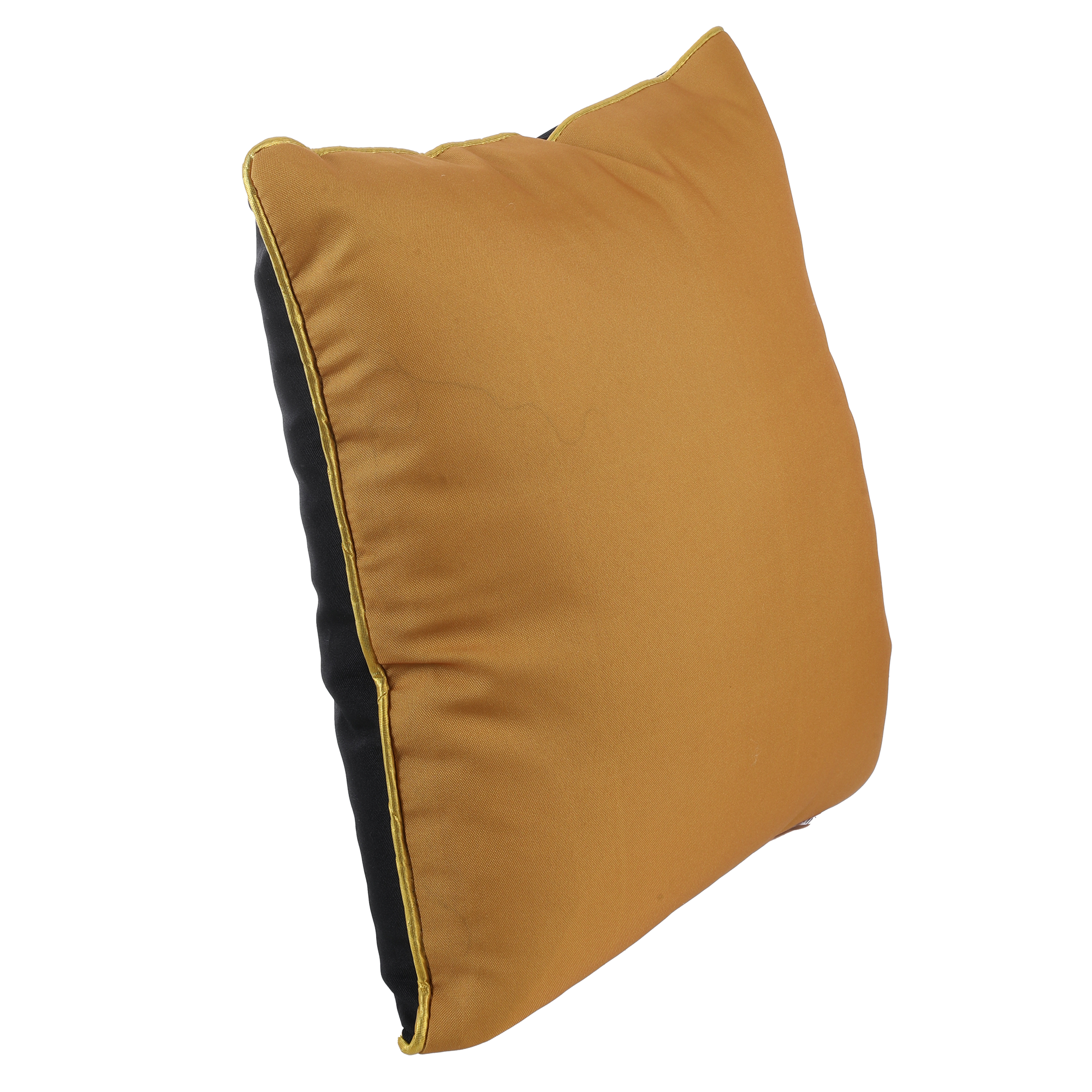 Coussin or et noir 40x40cm - Or