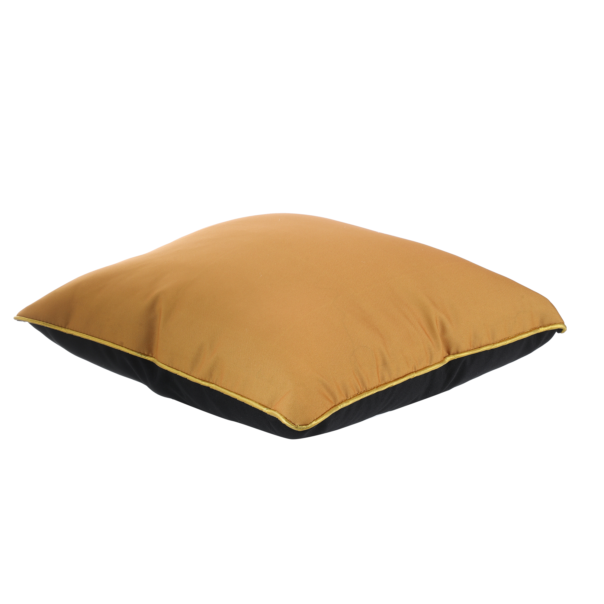 Coussin or et noir 40x40cm - Or
