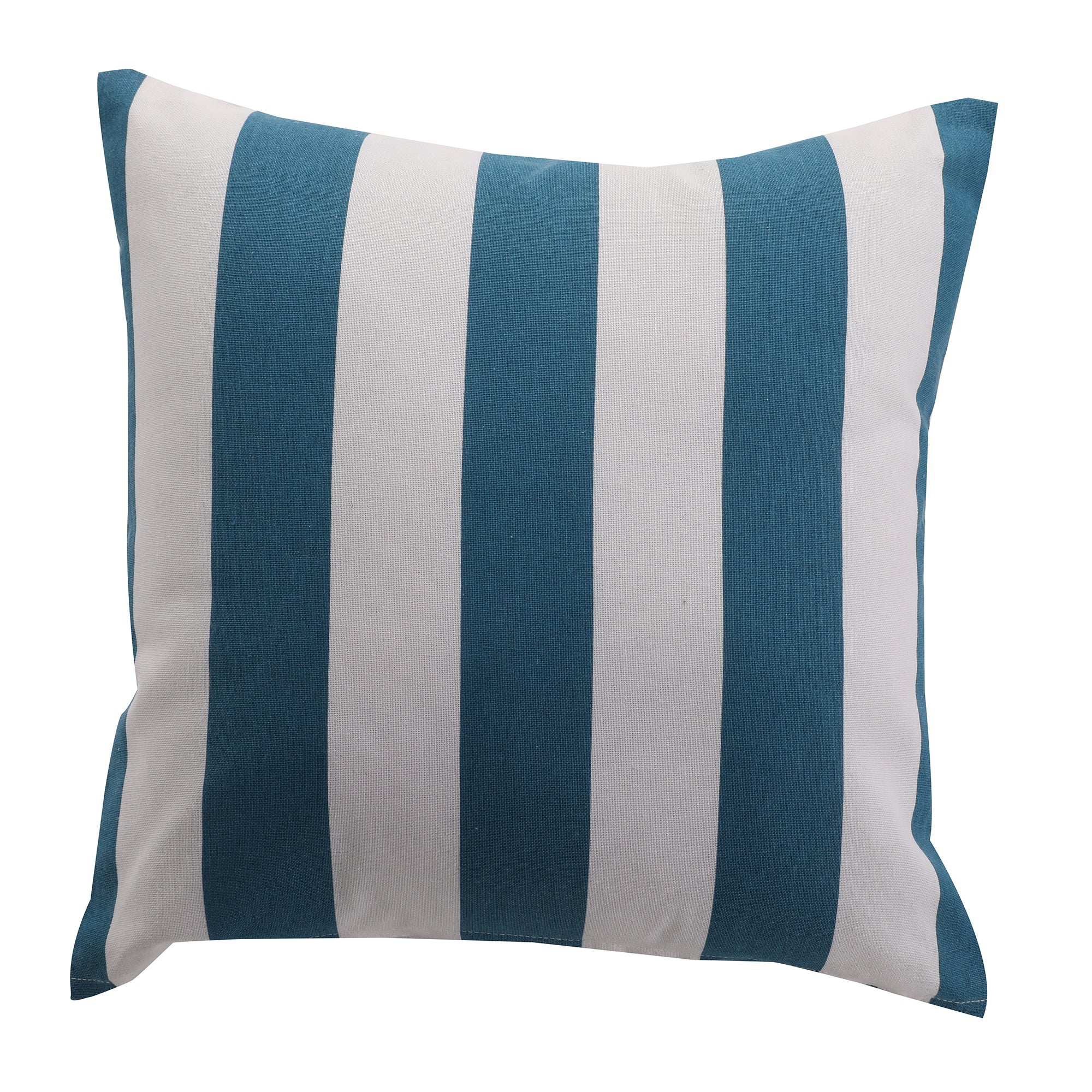 Coussin rayé - Bleu