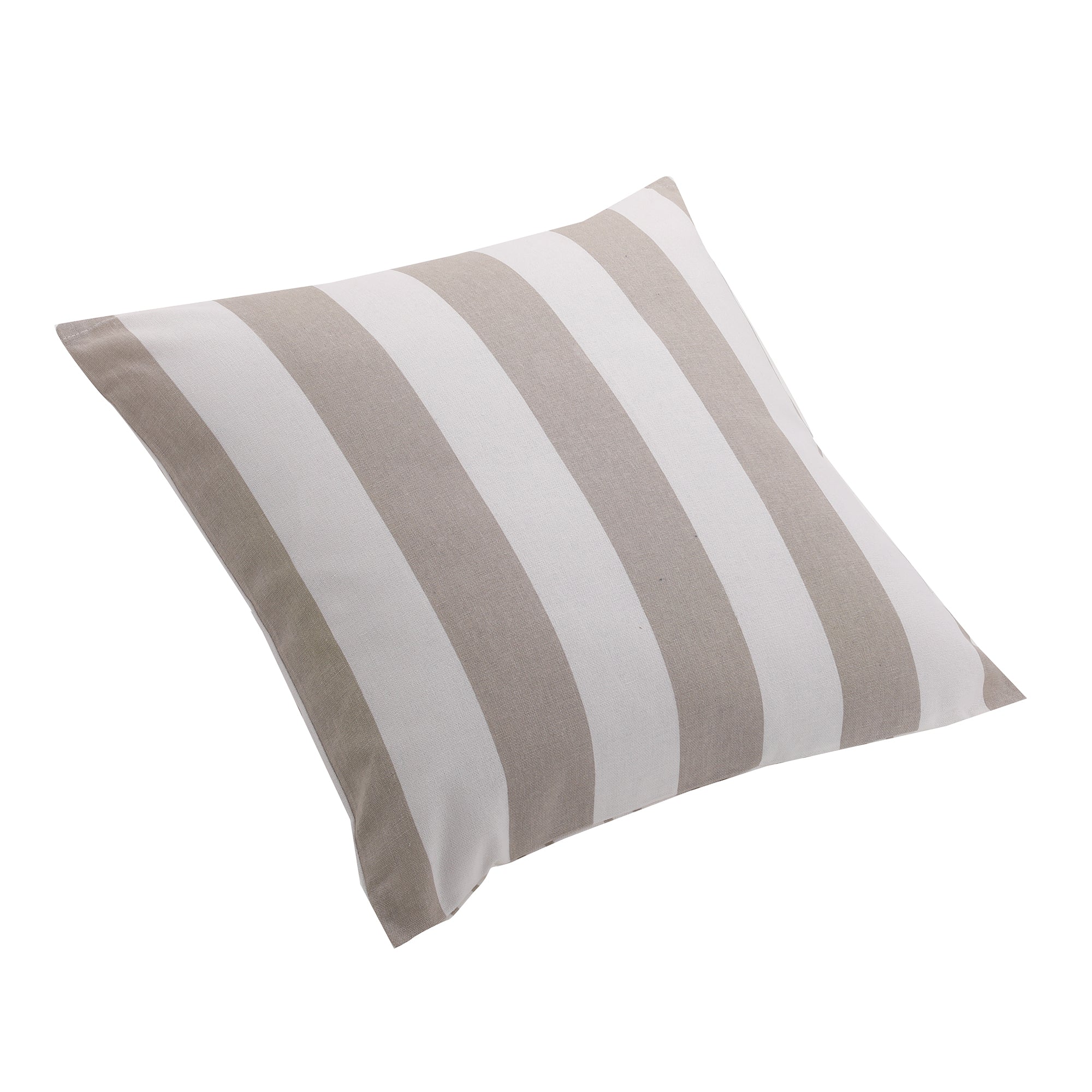 Coussin rayé - Marron