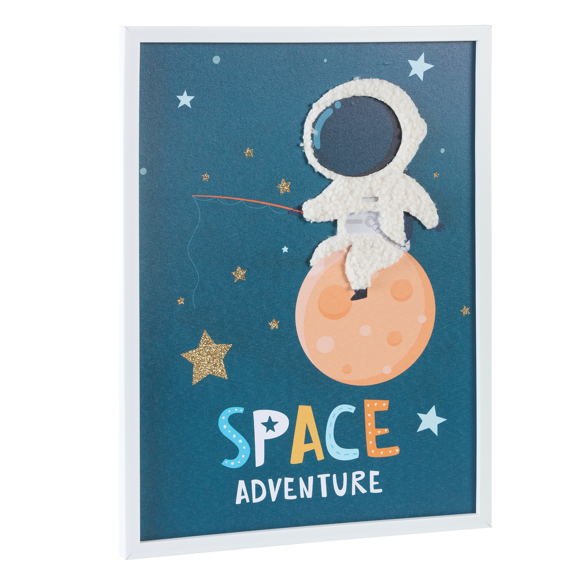 Tableau Astronaute  - Jaune