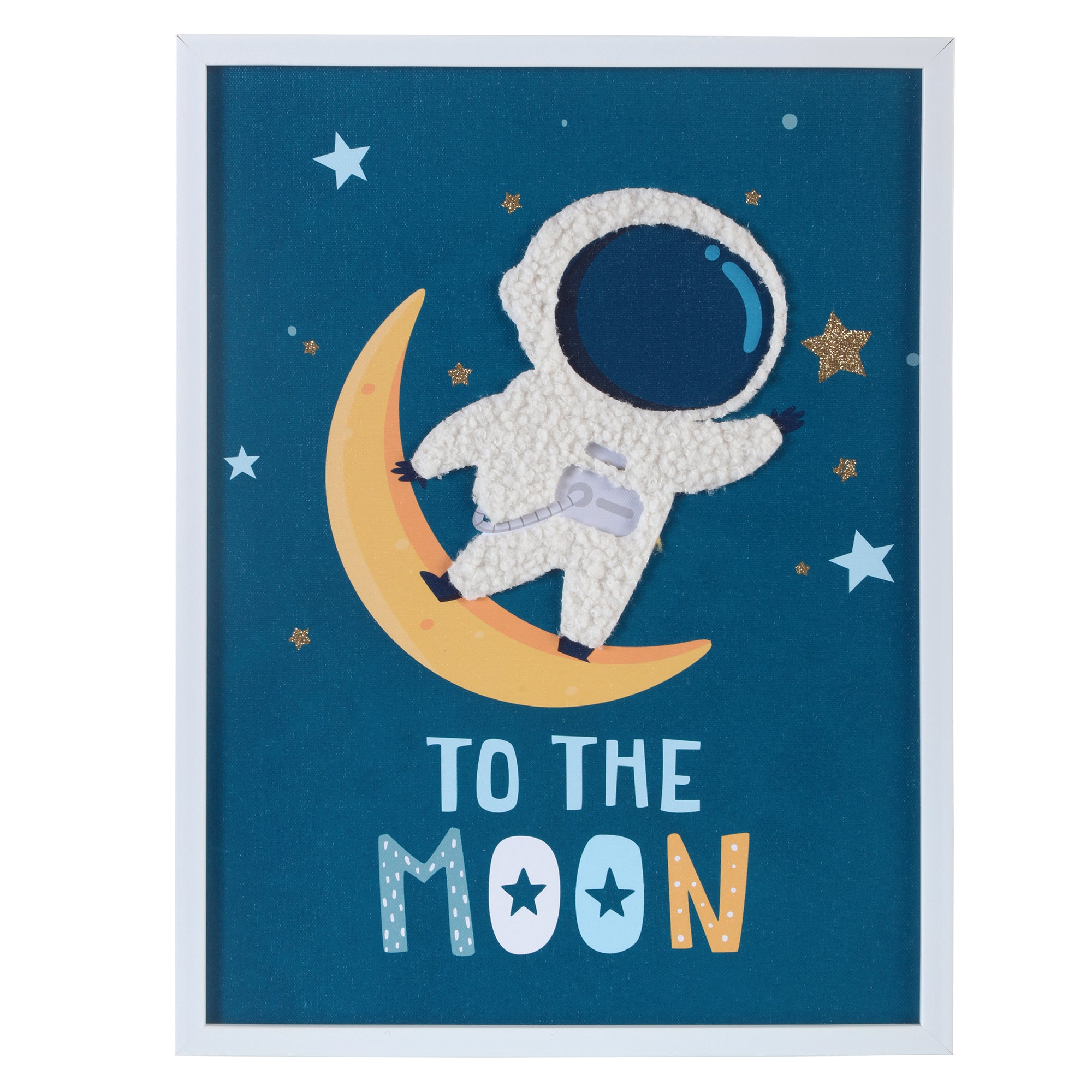 Tableau Astronaute  - Jaune