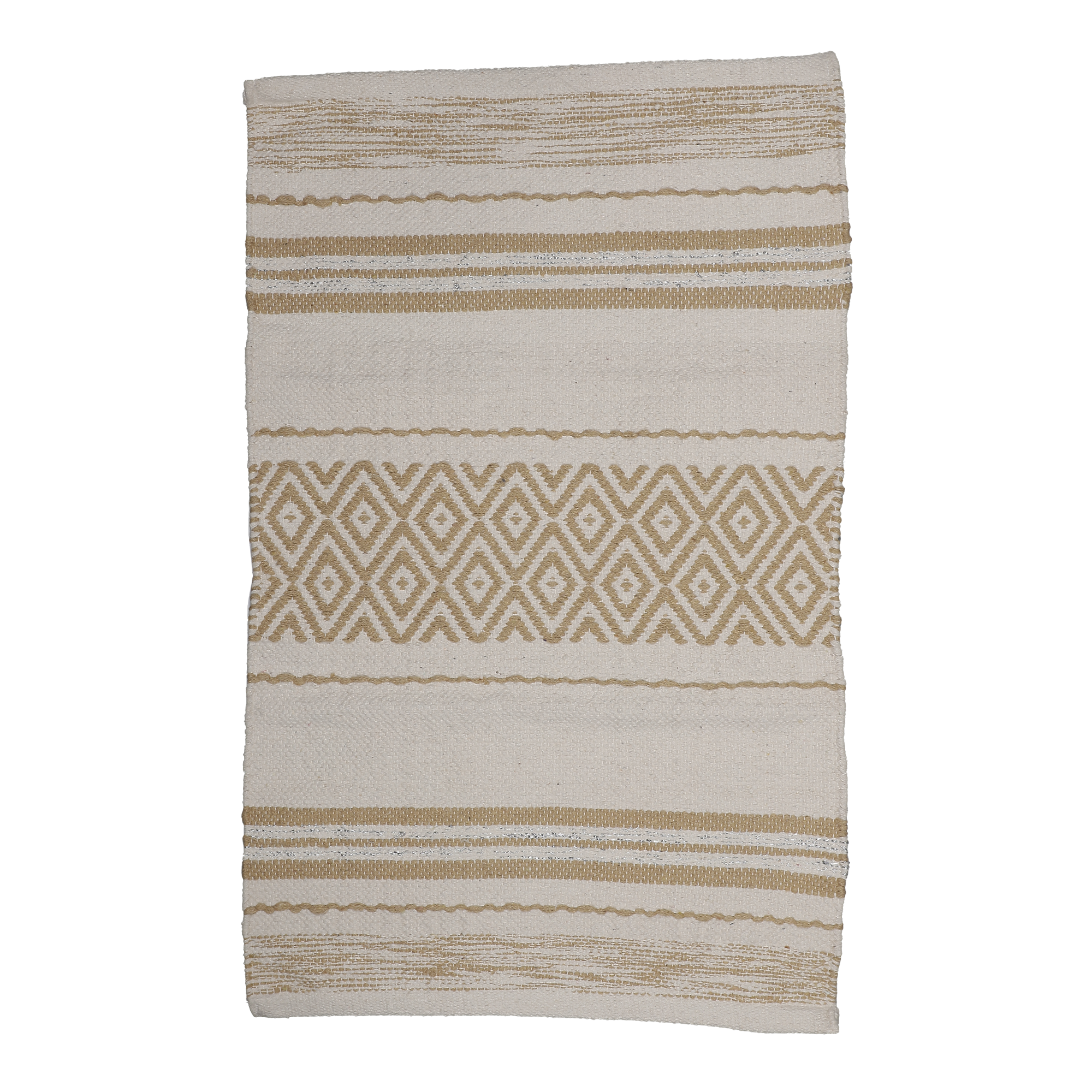 Tapis coton lurex