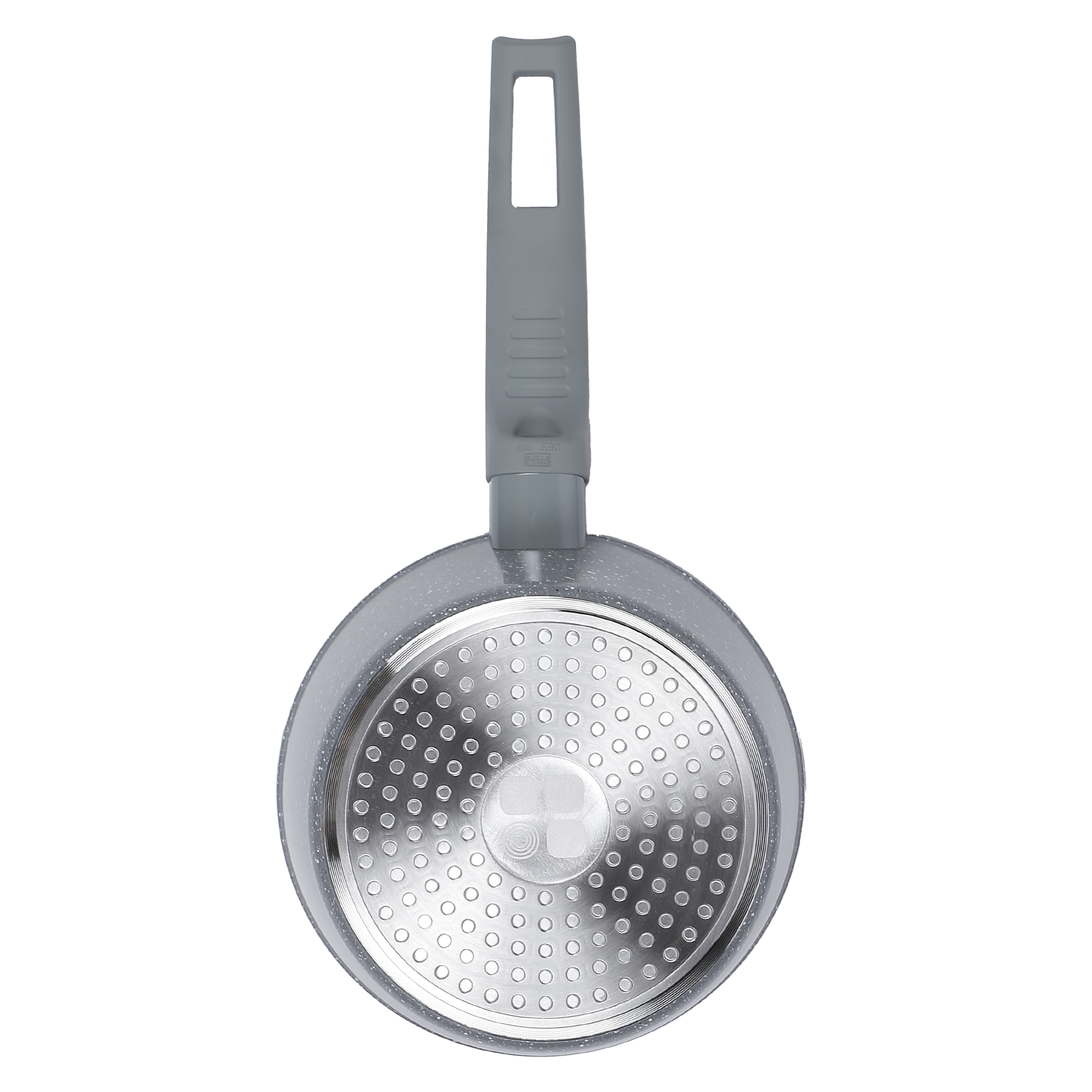 3 casseroles 16-18-2 cm marbré gris