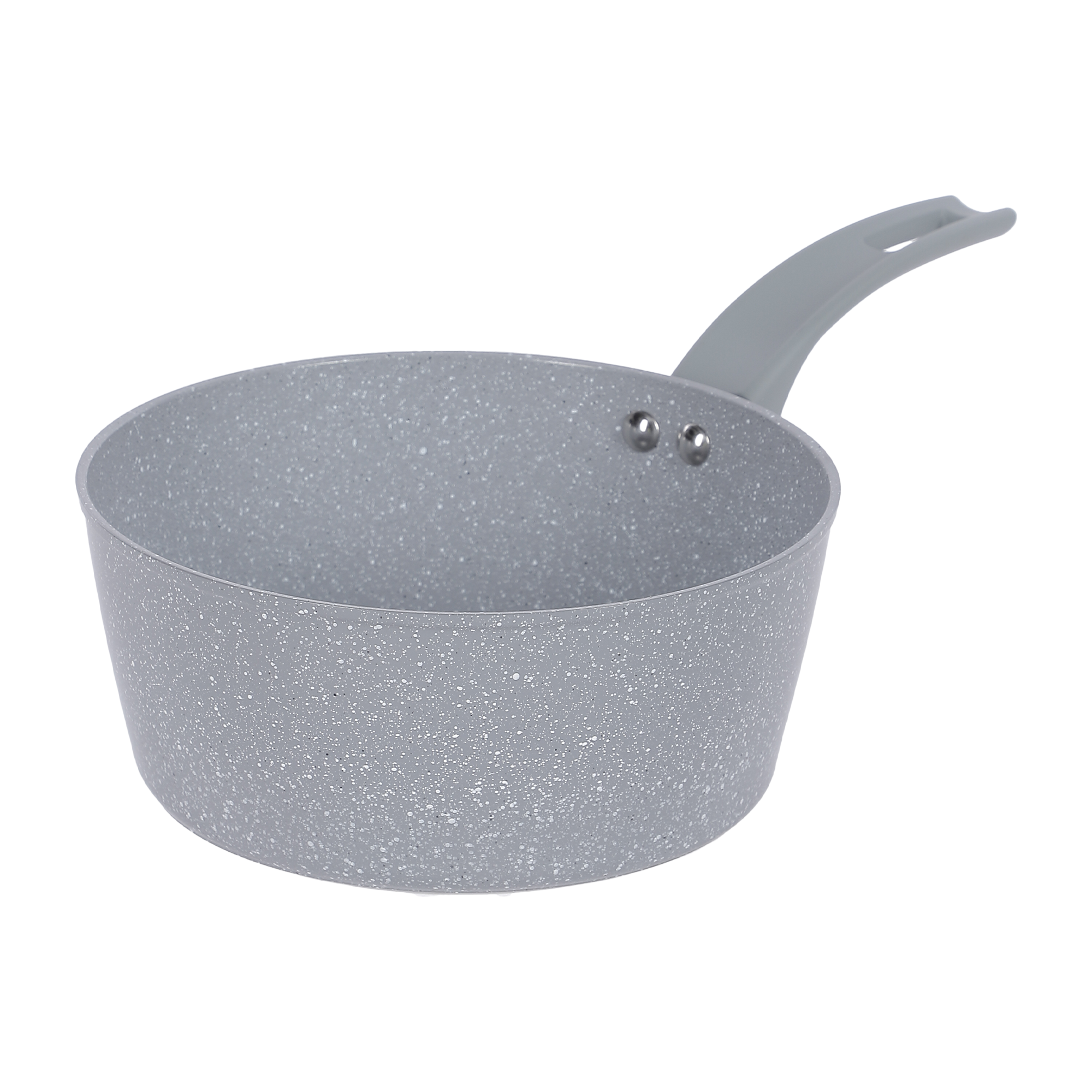 3 casseroles 16-18-2 cm marbré gris