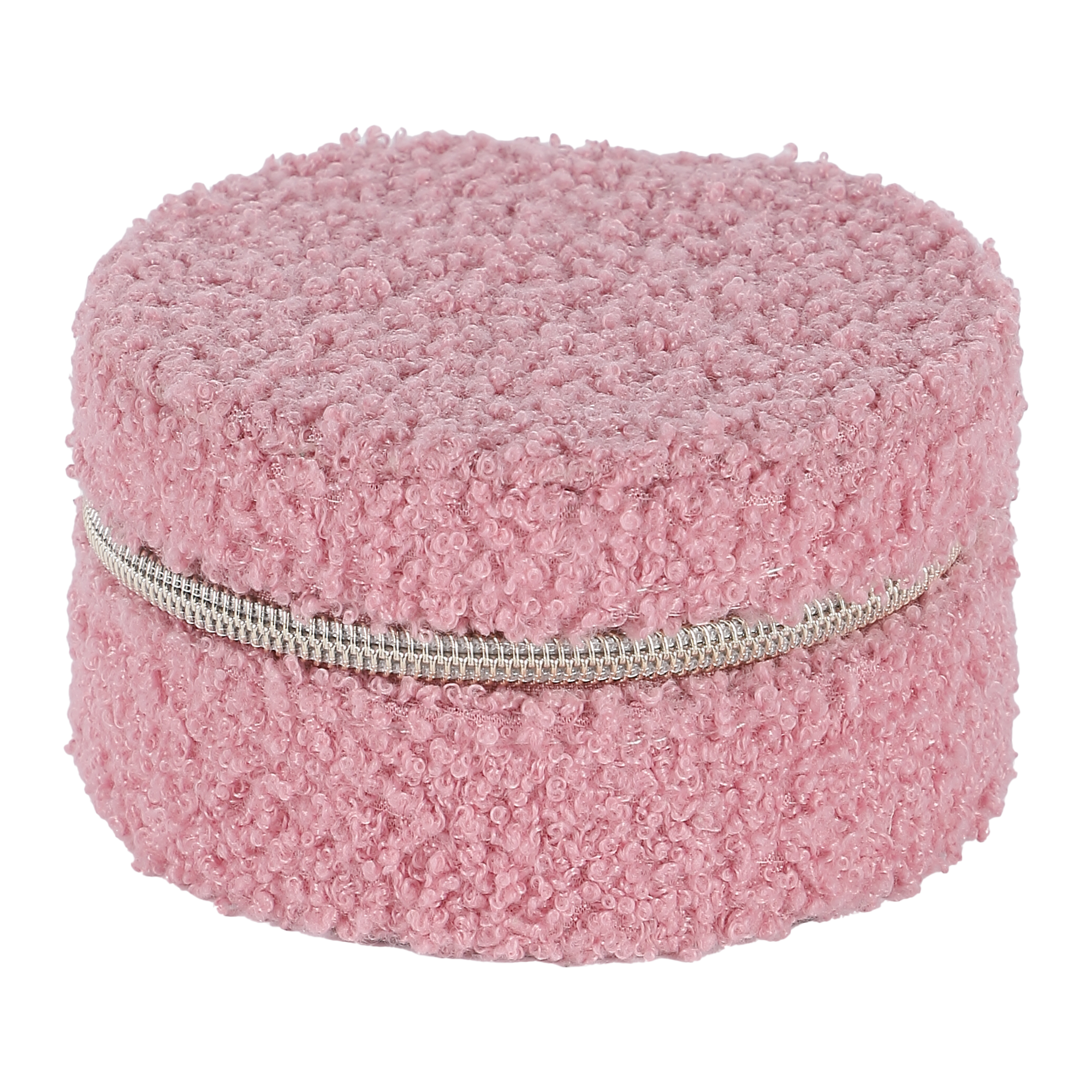Boite à bijou bouclette  - Rose foncé