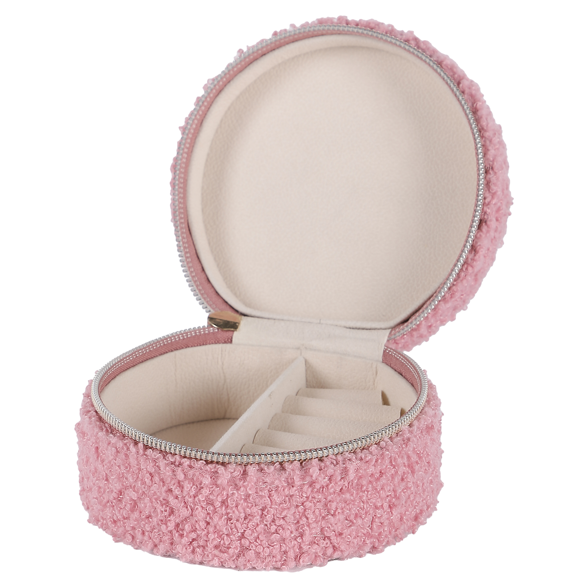 Boite à bijou bouclette  - Rose foncé