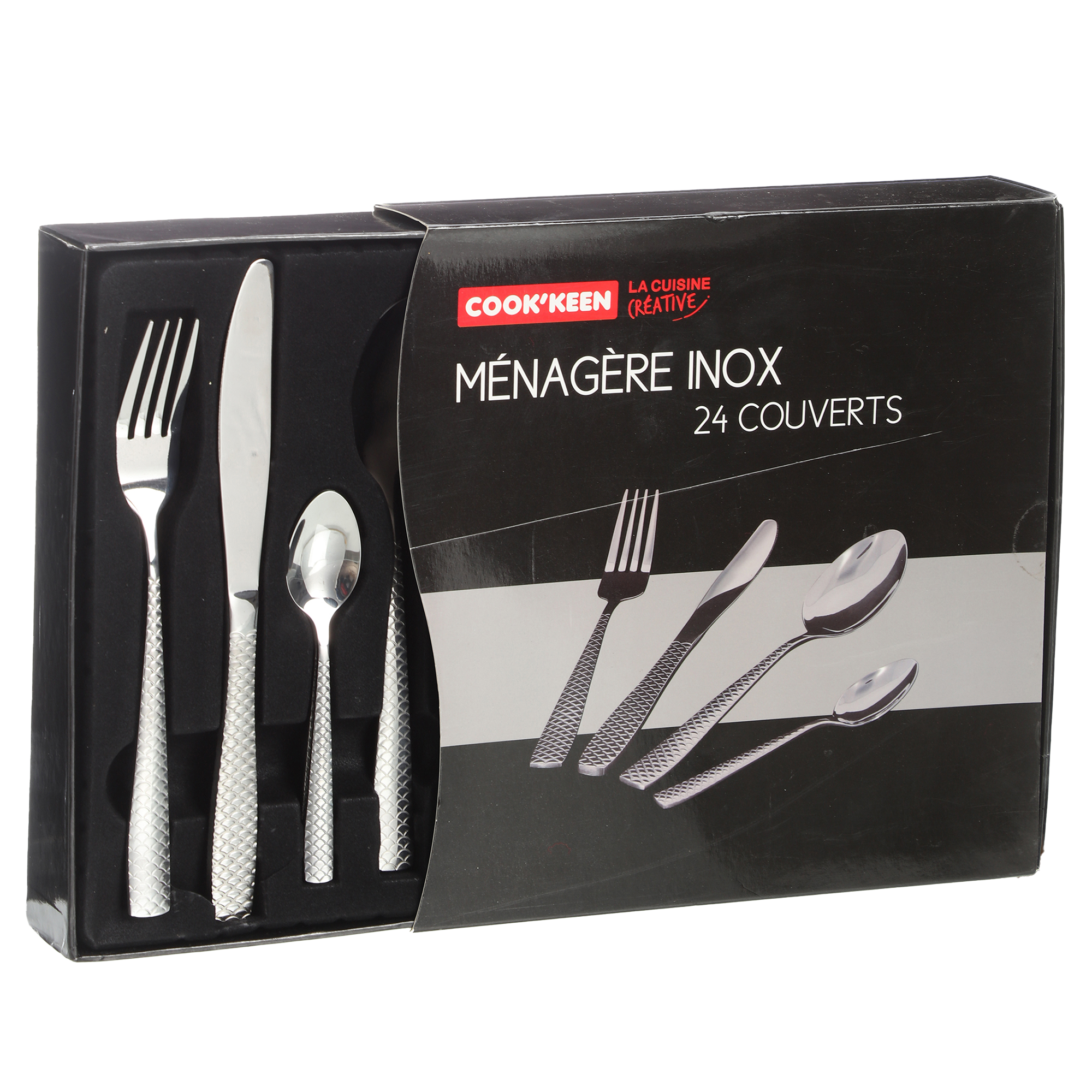 Ménagère 24 pcs en inox
