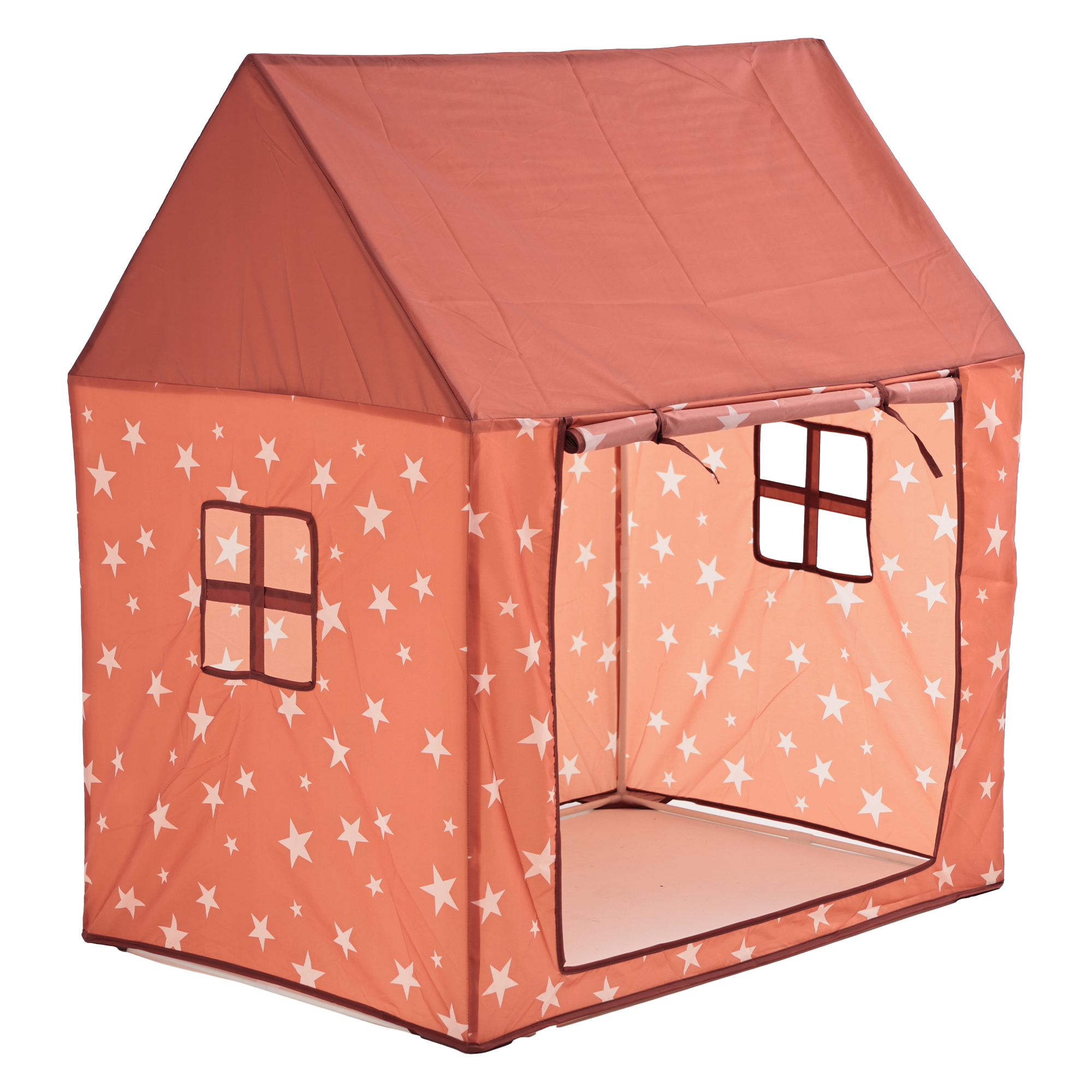 Tente pour enfant imprimée étoiles avec large porte