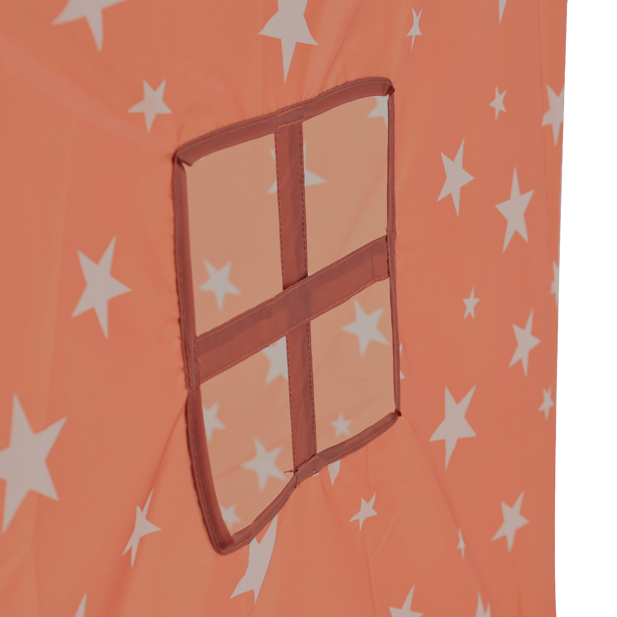 Tente pour enfant imprimée étoiles avec large porte