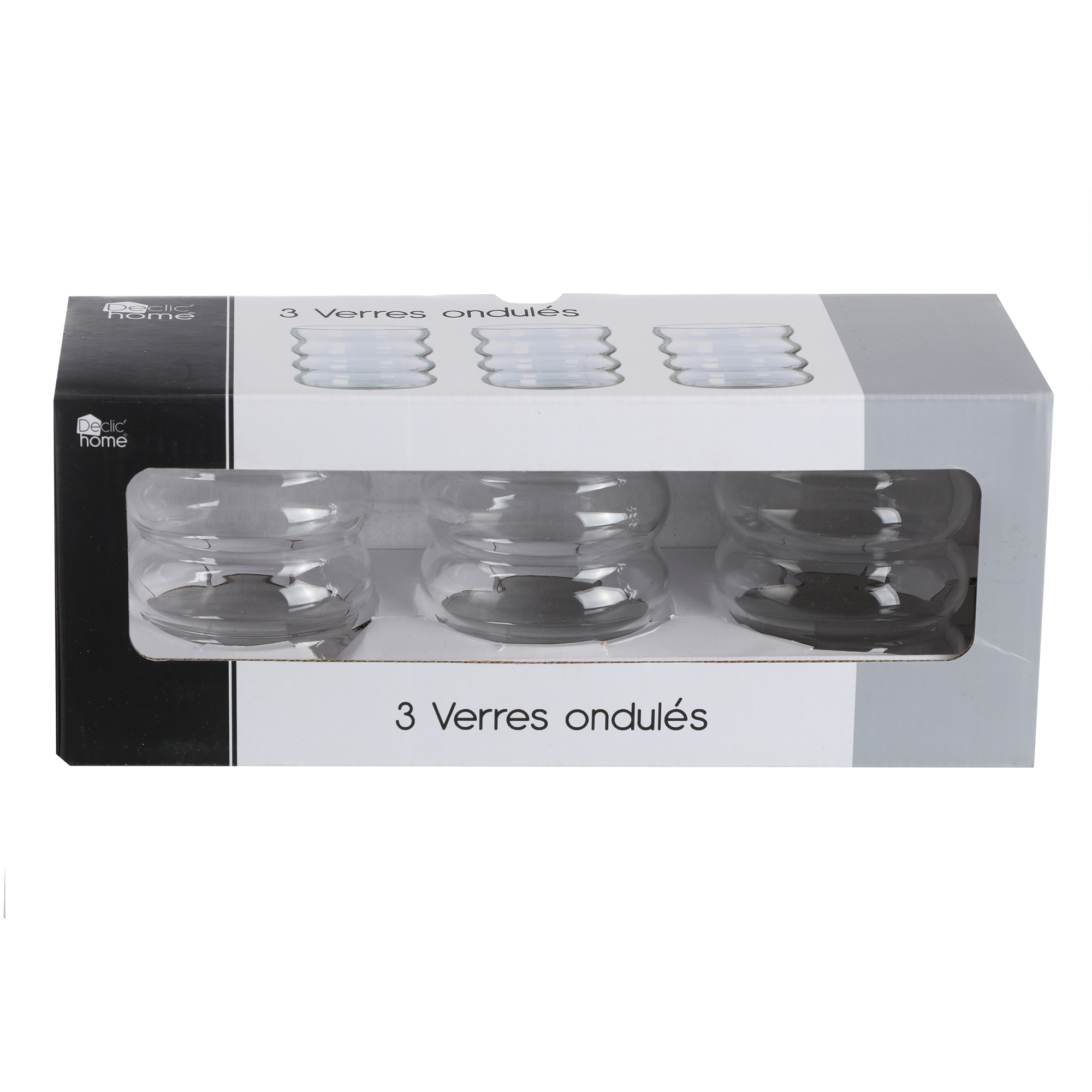 3 verres 10cm