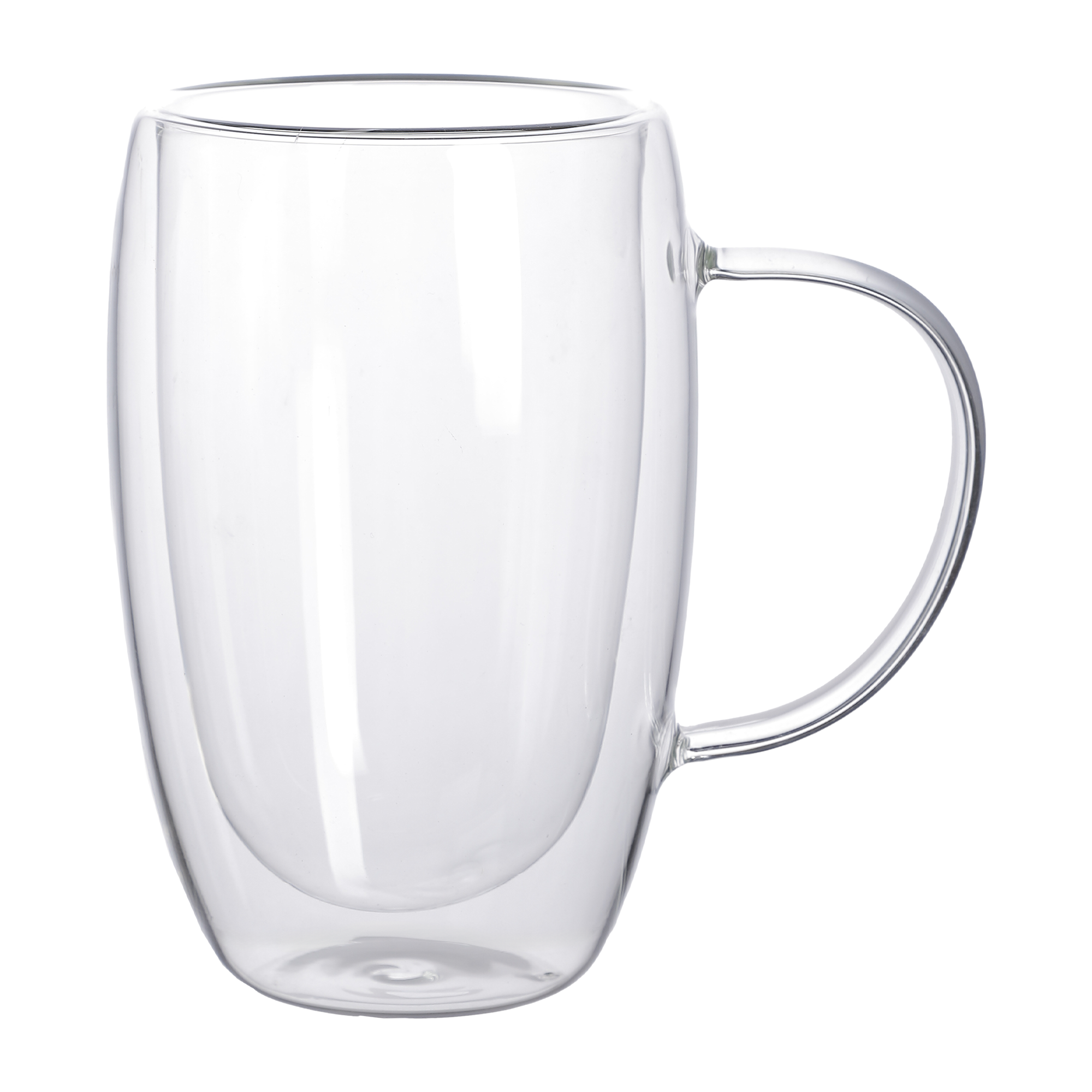 TASSE A CAFE DOUBLE PAROI BOROSILICATE AVEC POIGNEE 450ML
