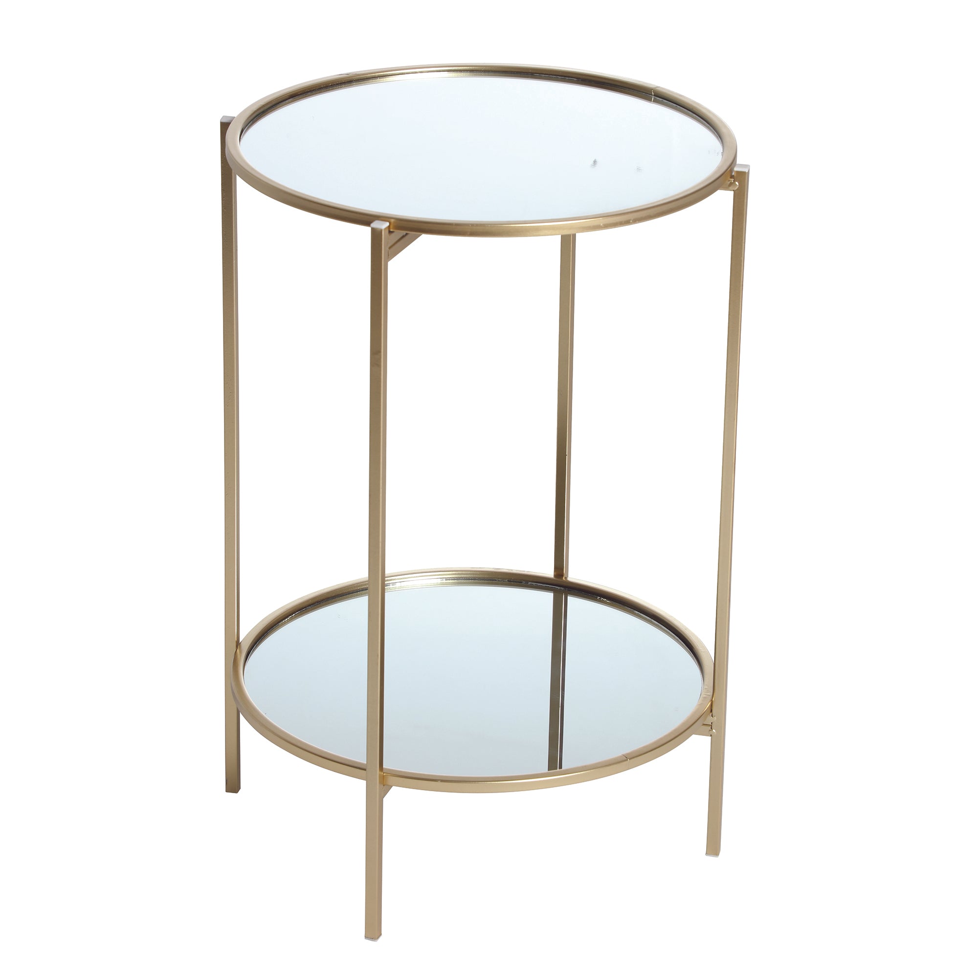 Table d'appoint avec plateau en verre