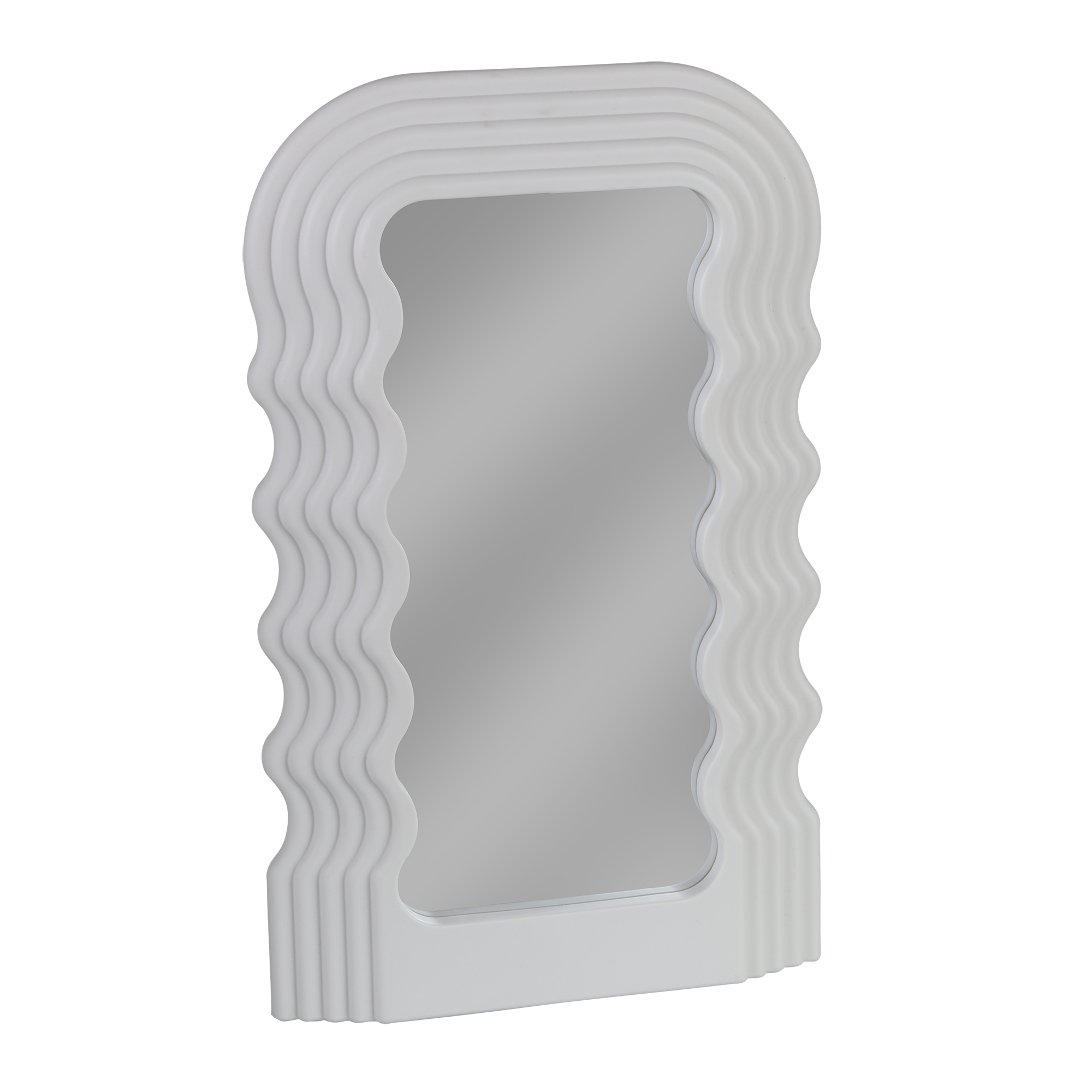 Miroir mural vague  - Beige