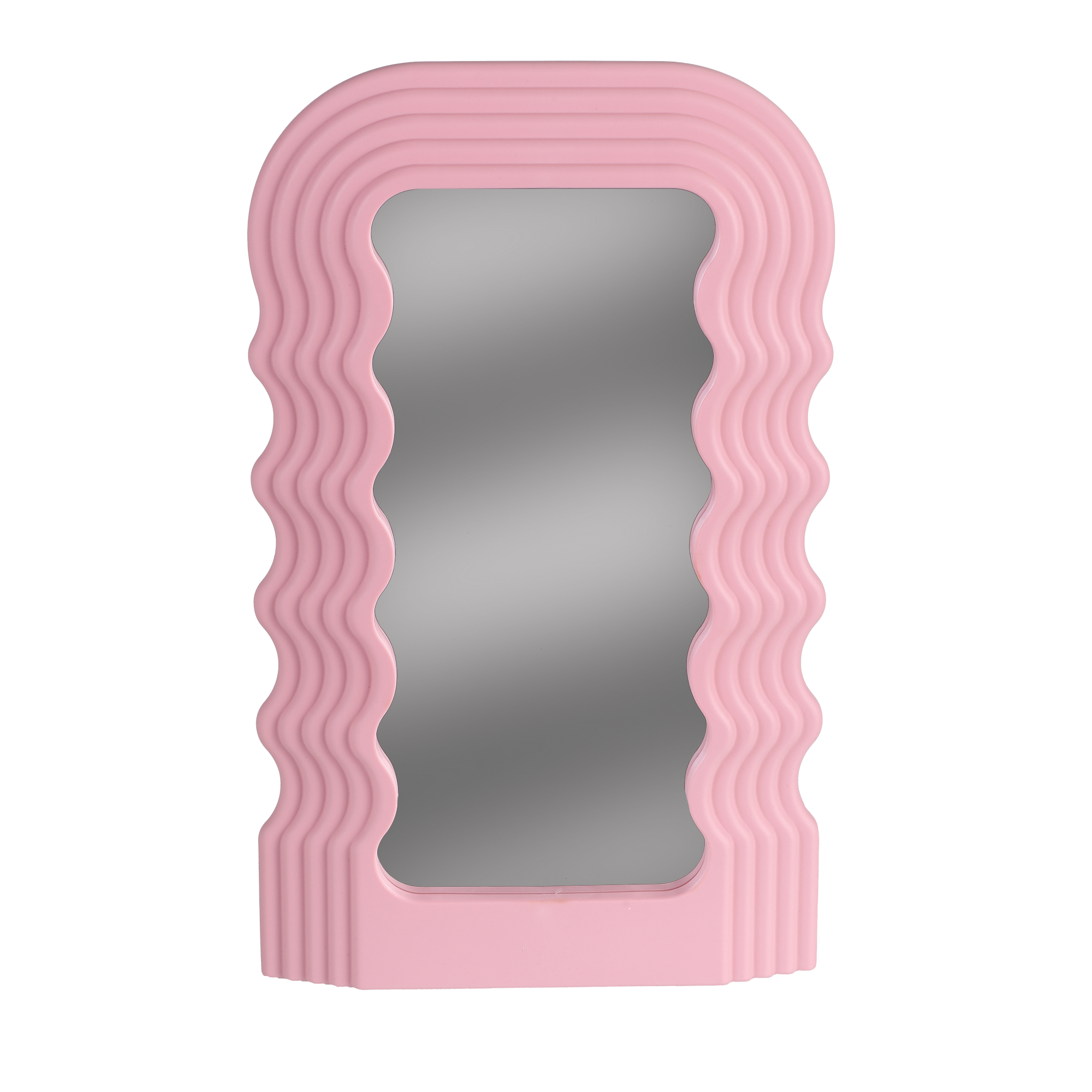Miroir mural vague  - Rose