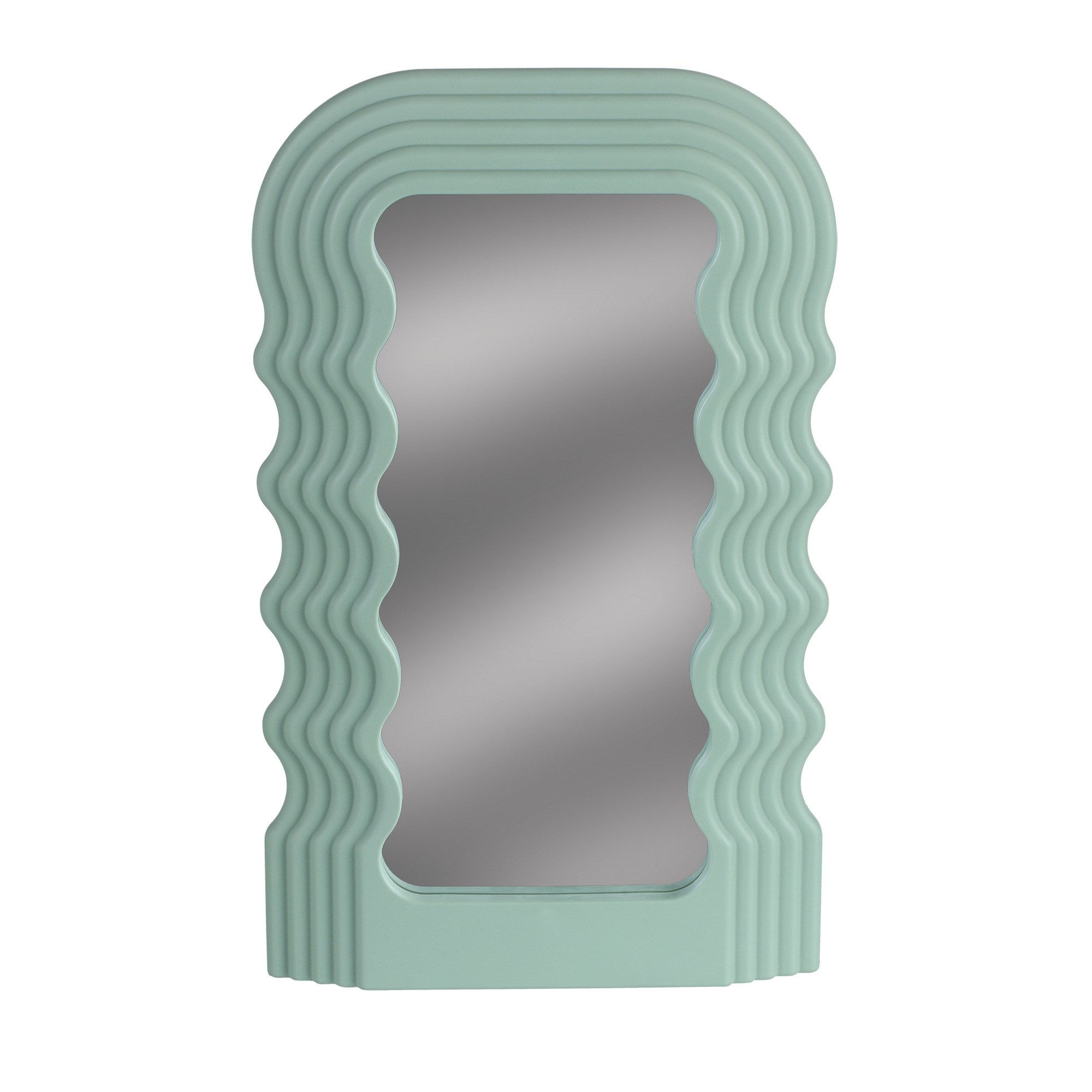 Miroir mural vague  - Beige