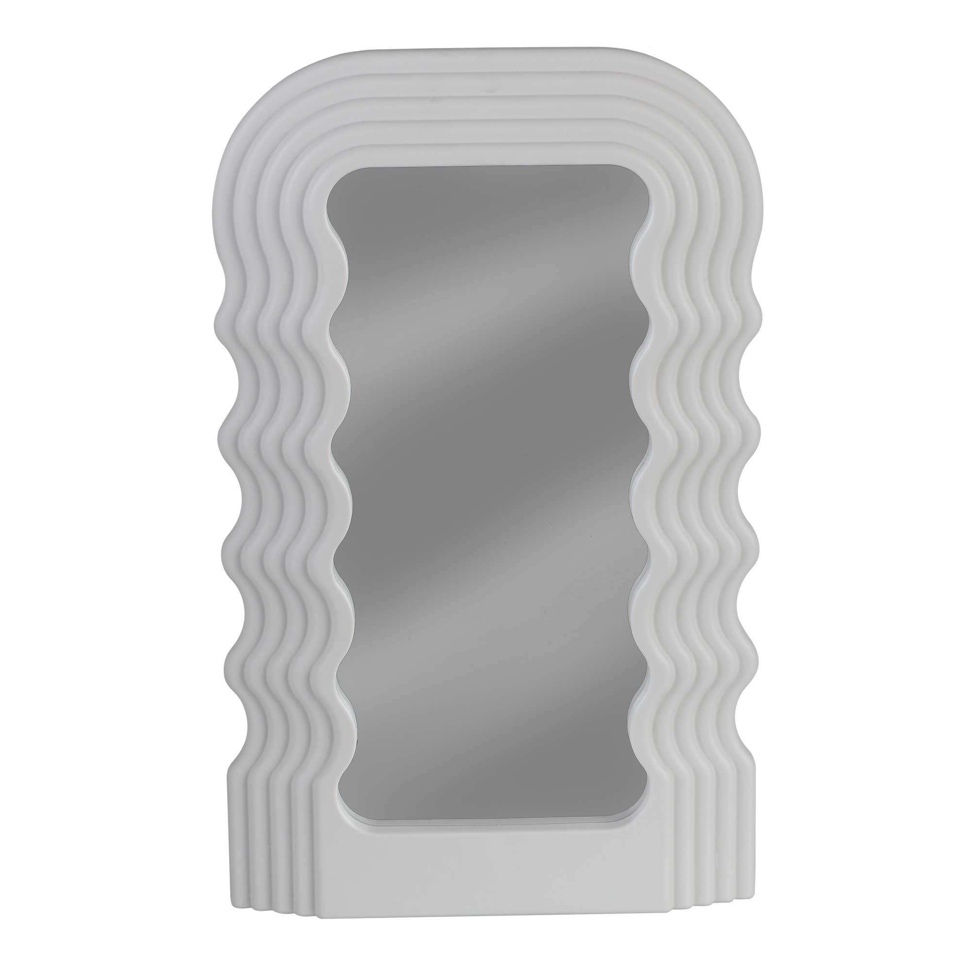 Miroir mural vague  - Beige