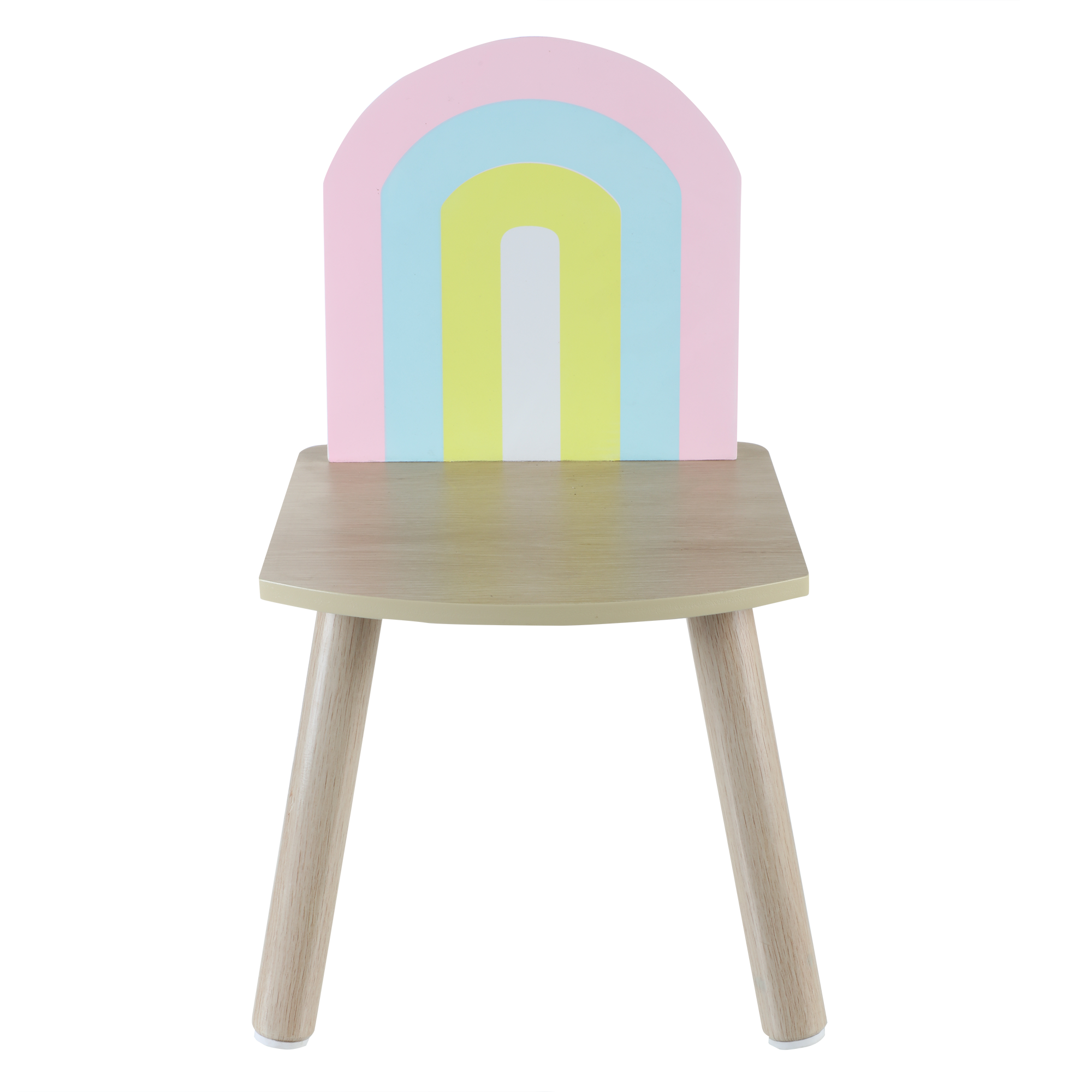 Chaise enfant arc-en-ciel