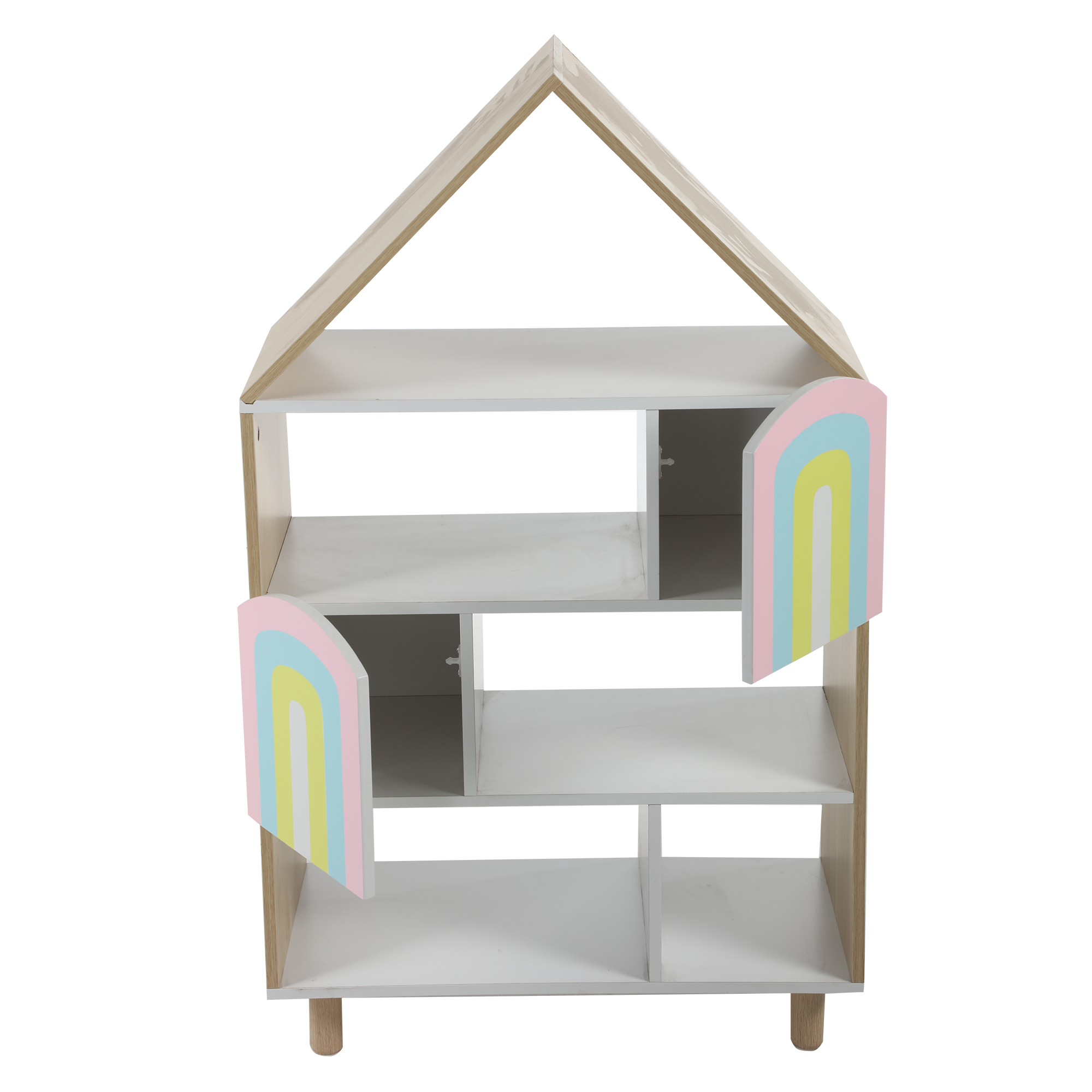 Etagère arc-en-ciel pour enfant