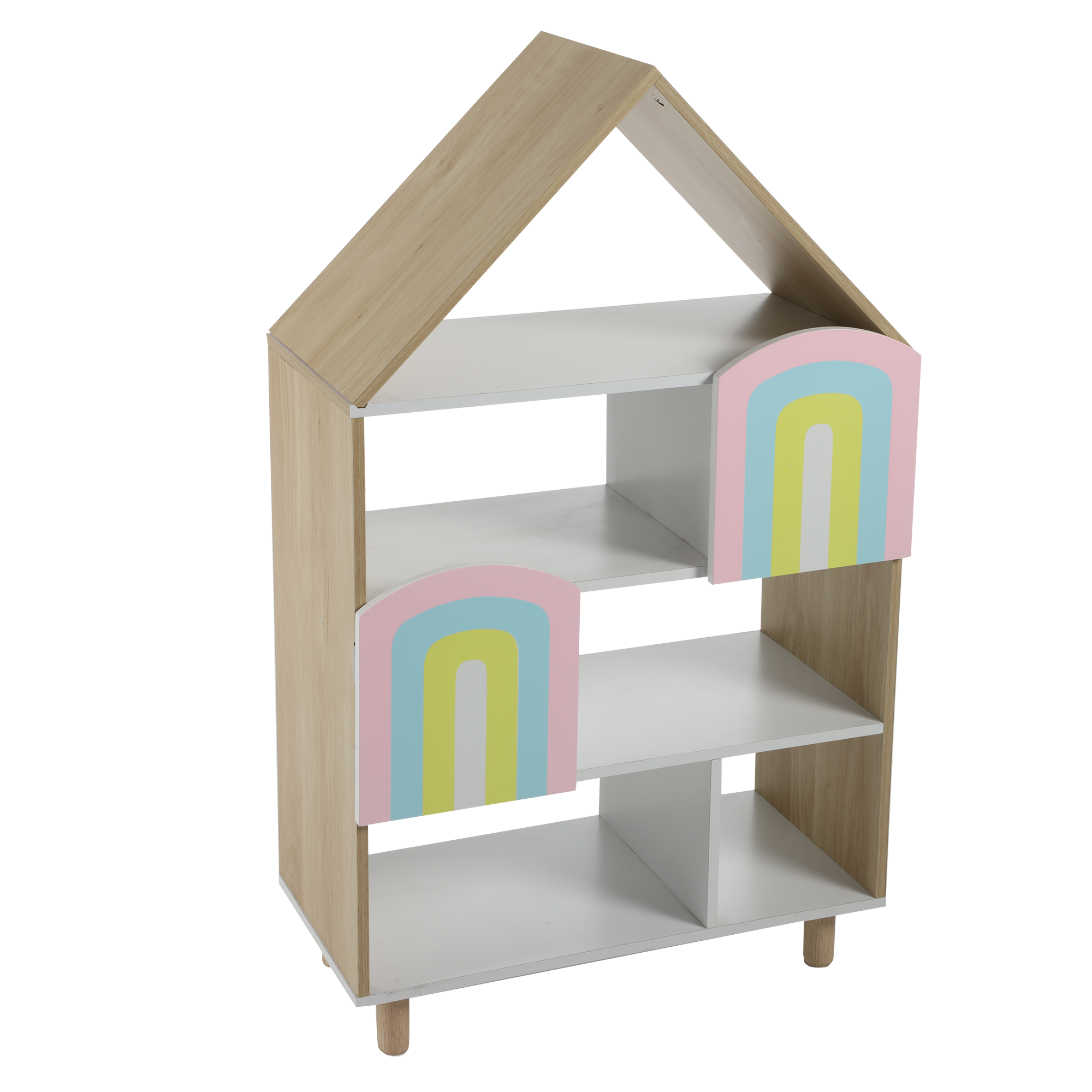 Etagère arc-en-ciel pour enfant