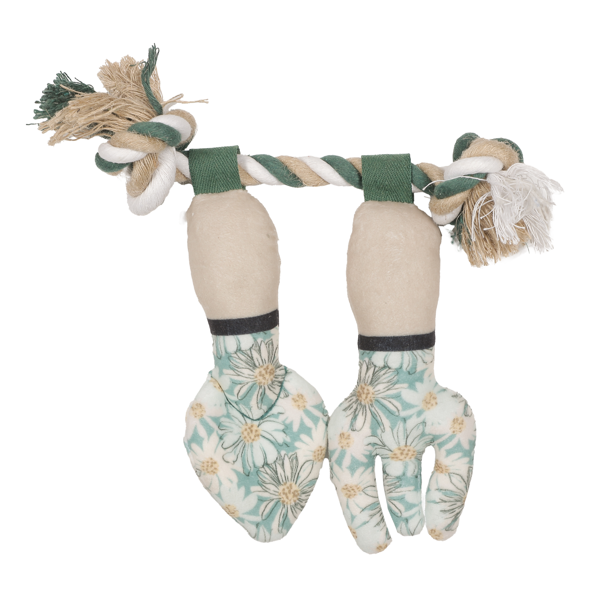 Jouet pour chien corde  - Beige