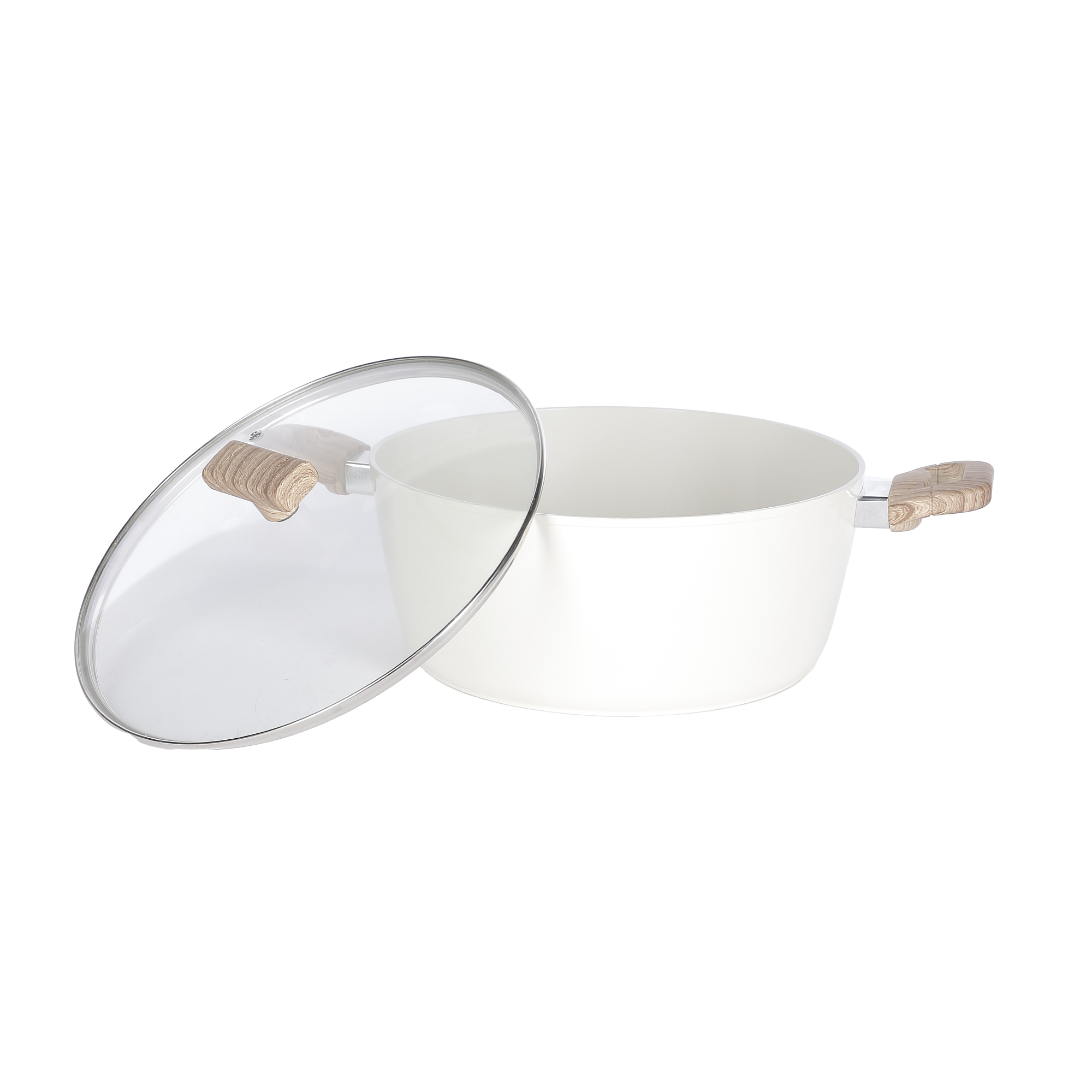 Faitout couleur avec couvercle poignée bakelite induction