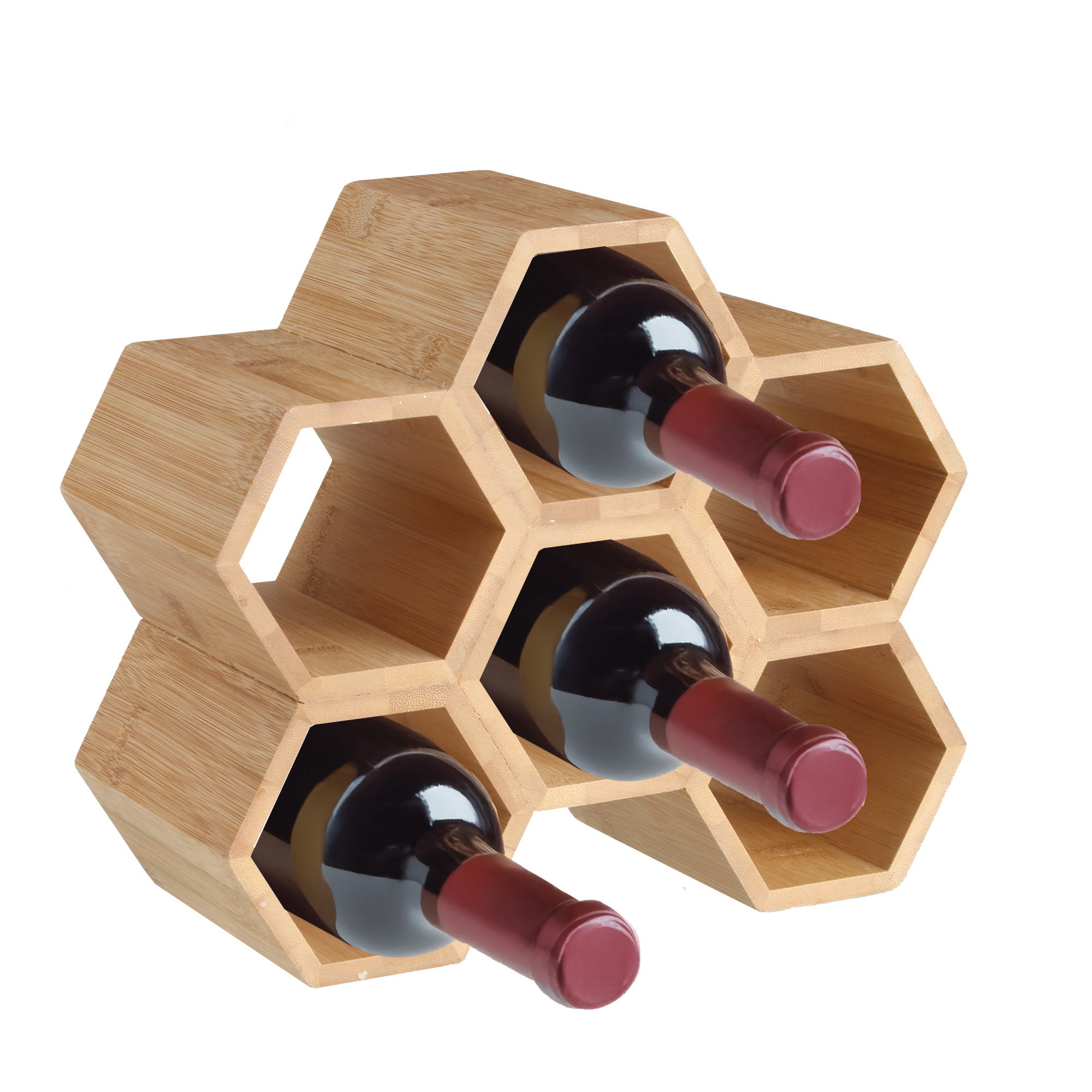 Range 6 bouteilles en bambou