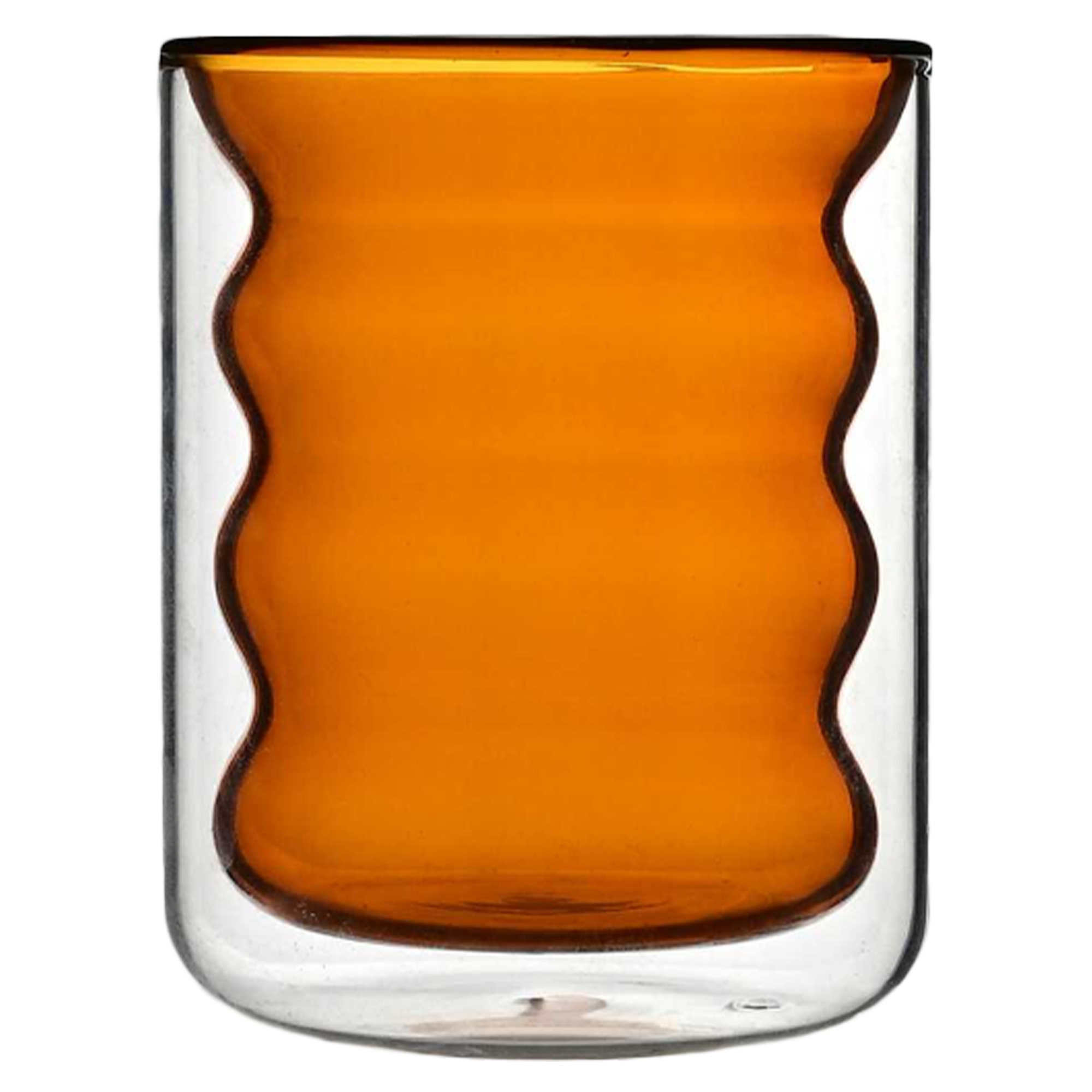 Tasse colorée double paroi - Orange