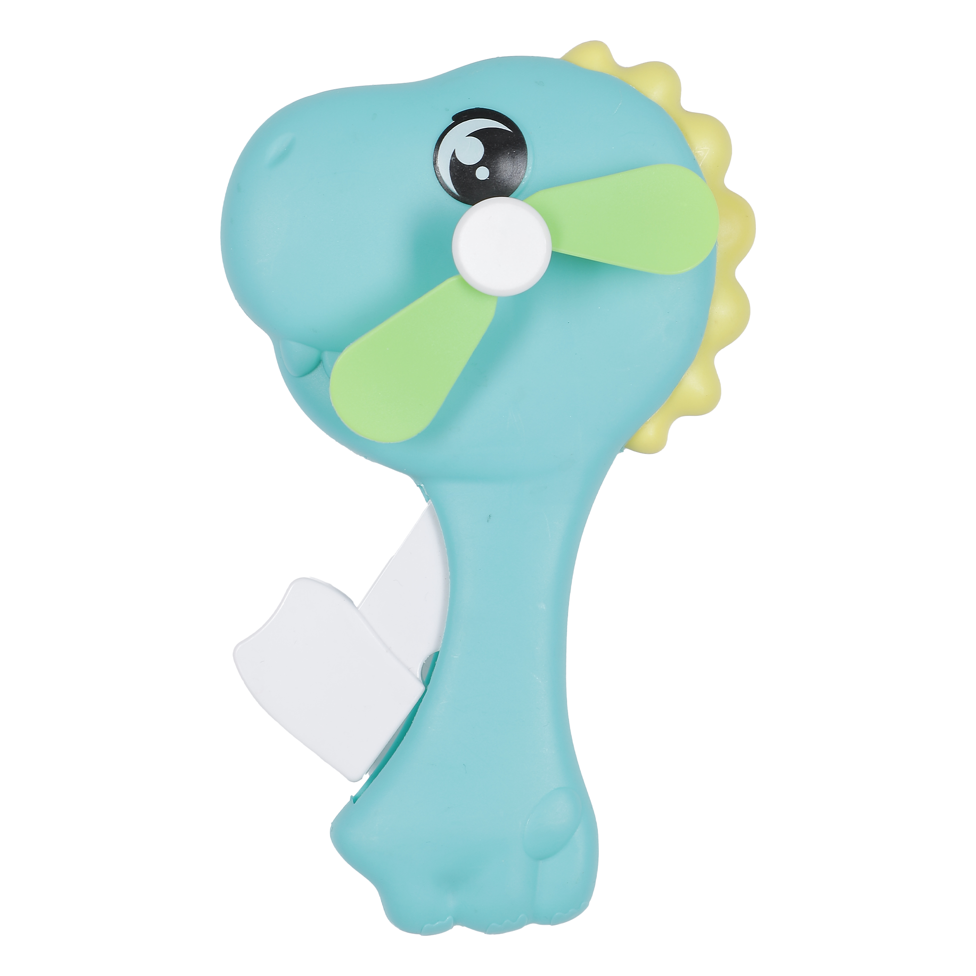 Ventilateur enfant à pression Licorne/Dino  - Vert