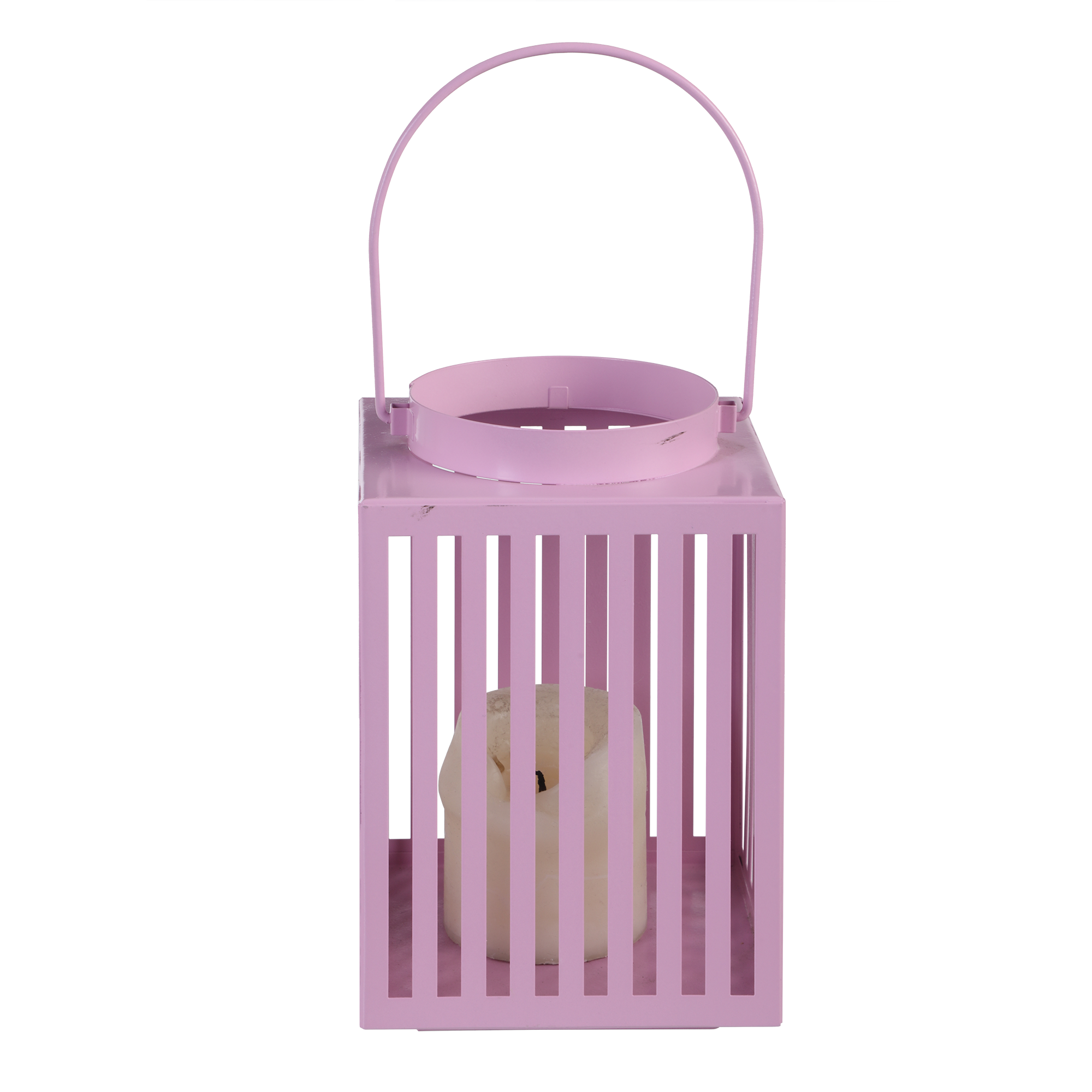Lanterne solaire rose
