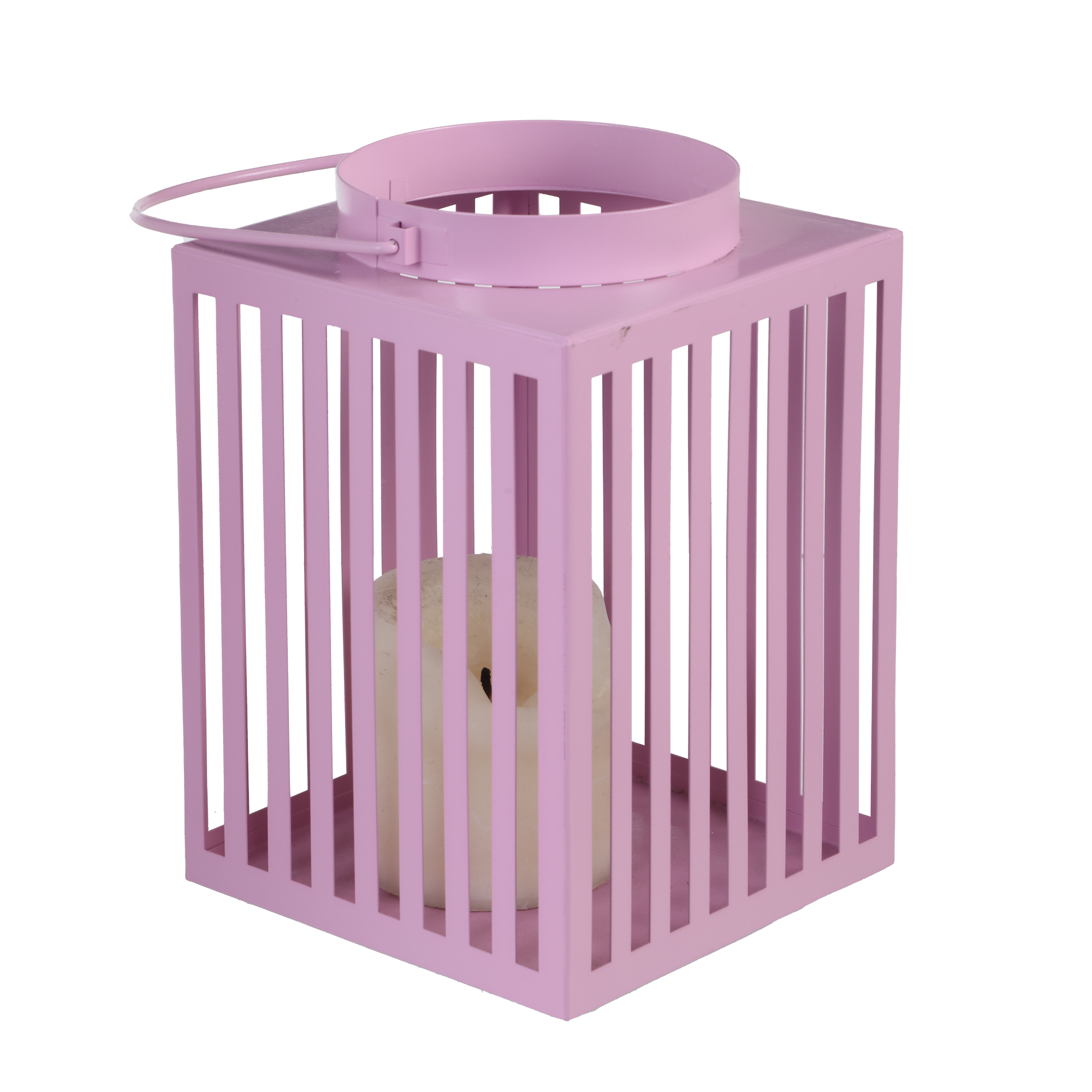 Lanterne solaire rose