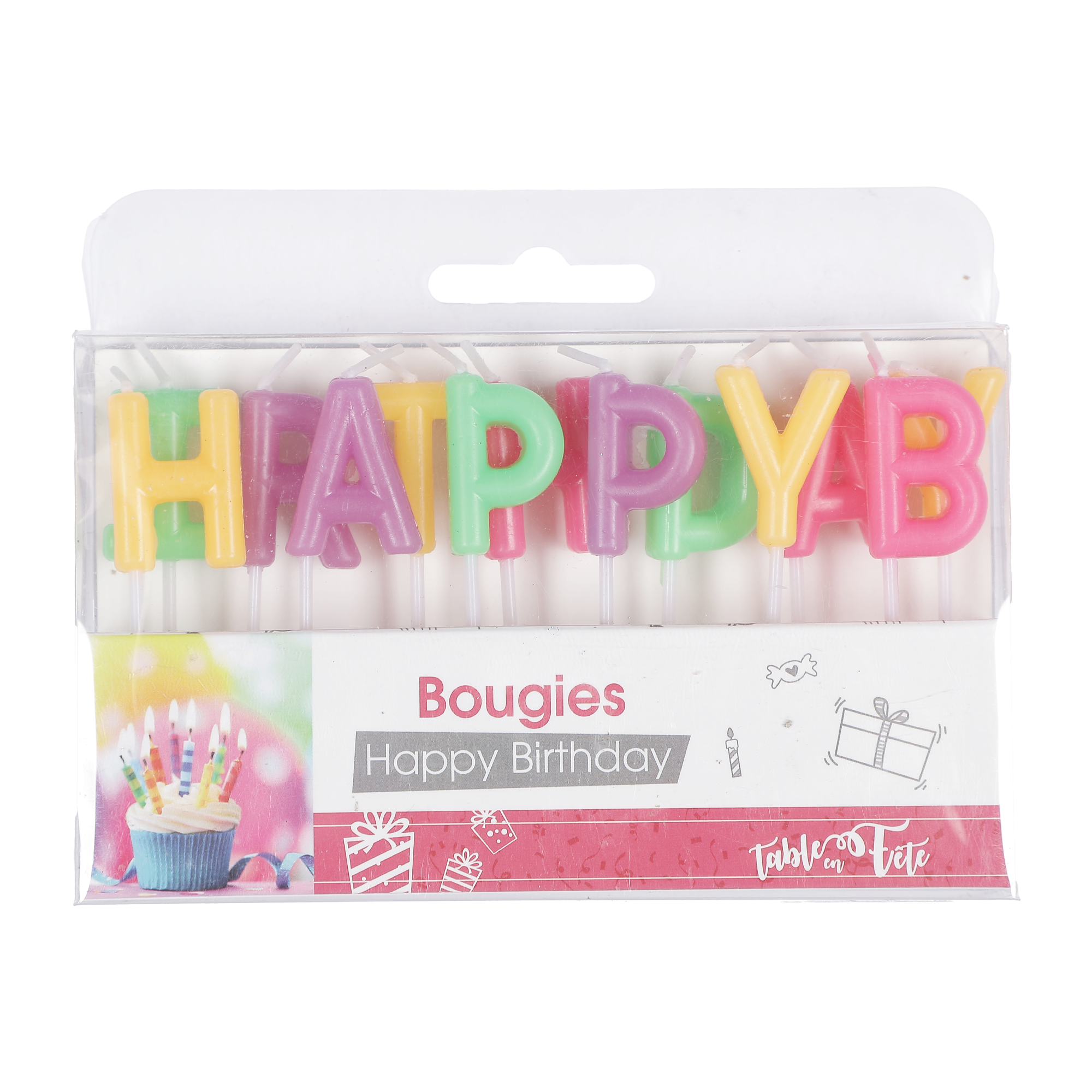 Bougies happy birthday