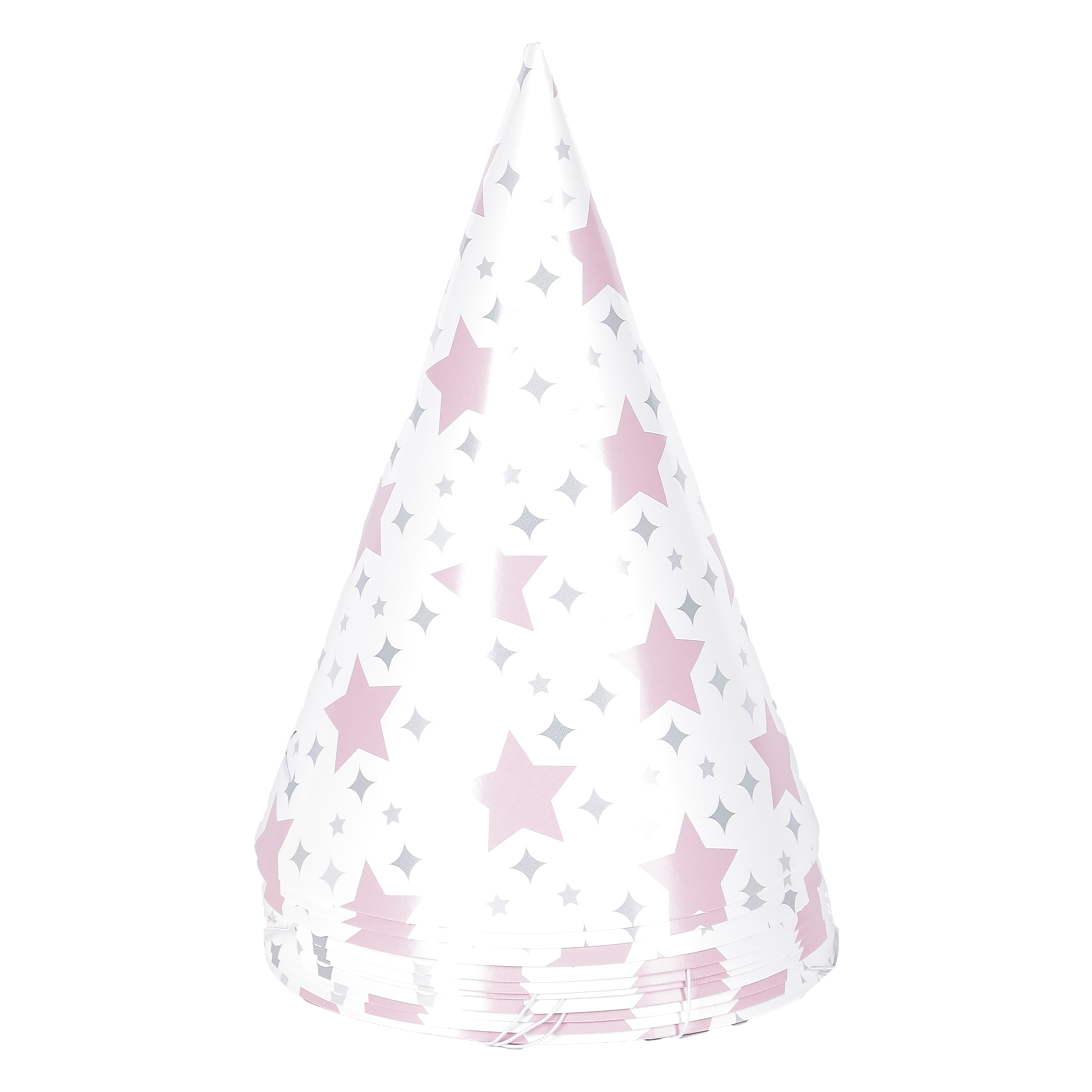 10 chapeaux d'anniversaire  - Rose