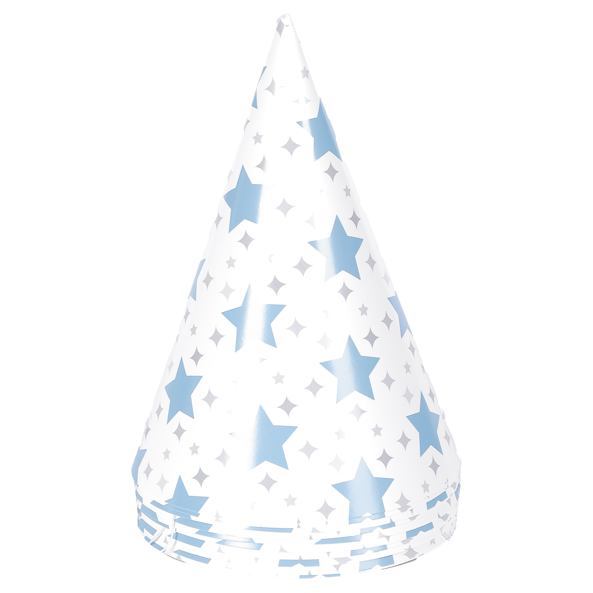 10 chapeaux d'anniversaire  - Bleu