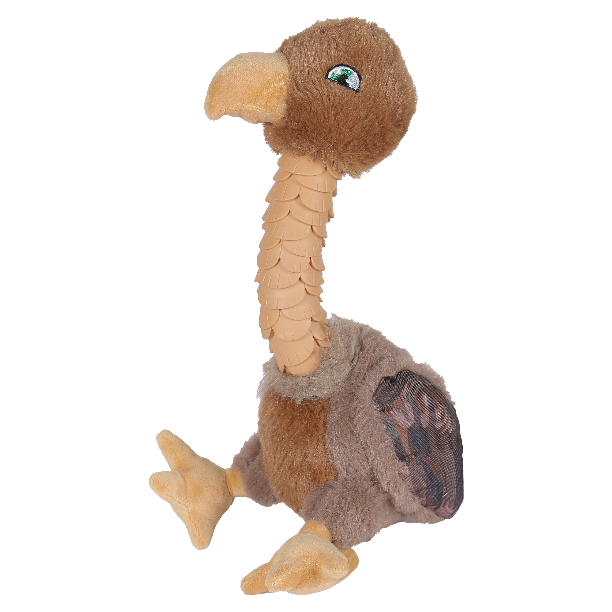Peluche pour chien avec cou résistant