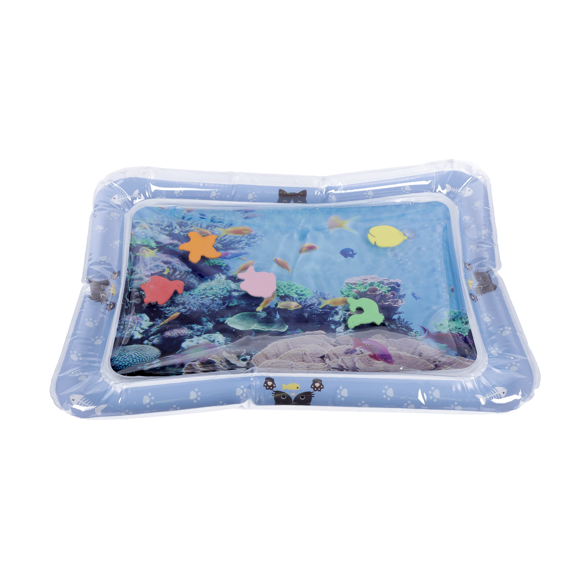Tapis gonflable à eau pour chat