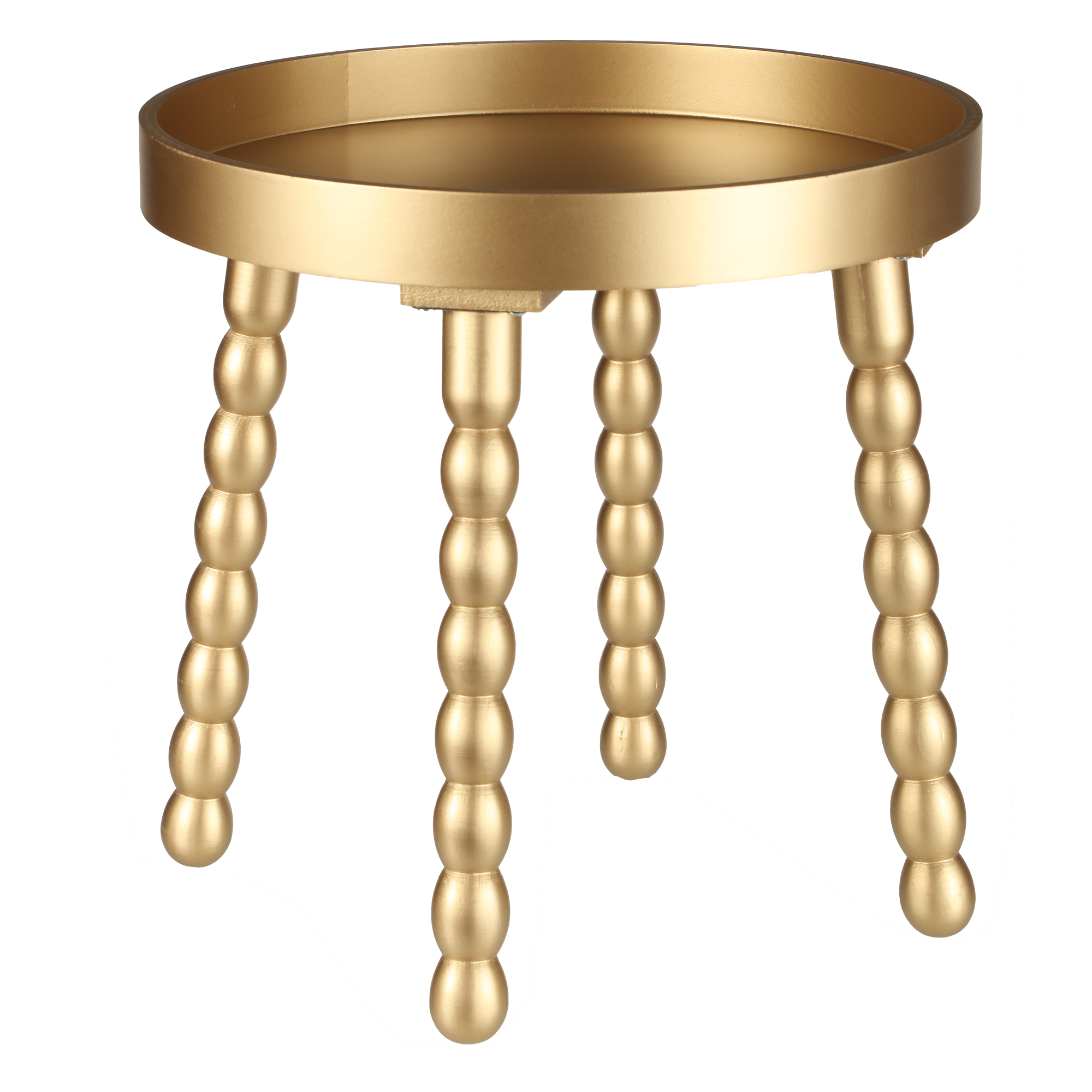 Table d'appoint dorée