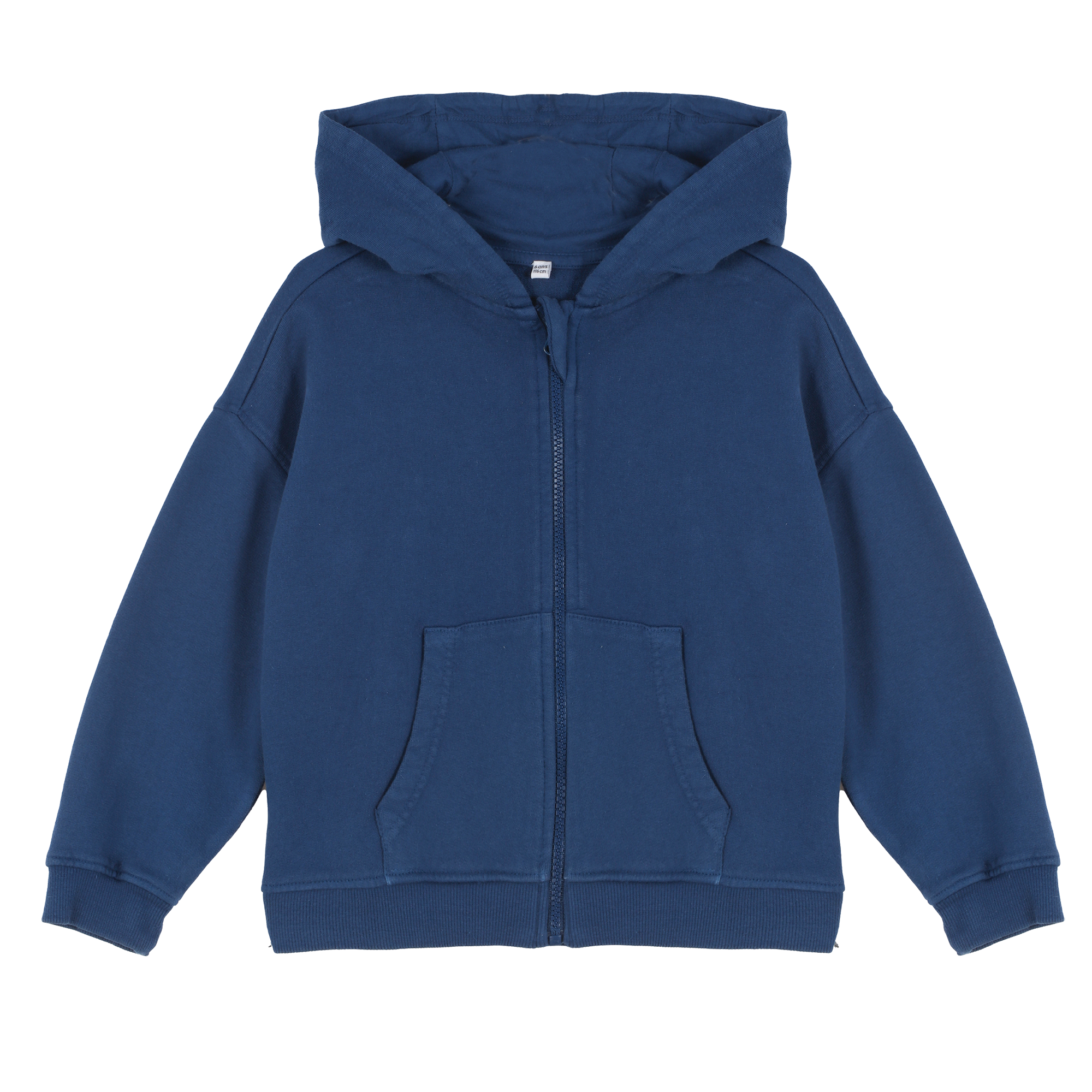 Sweat zippé à capuche 3/12 ans - Bleu