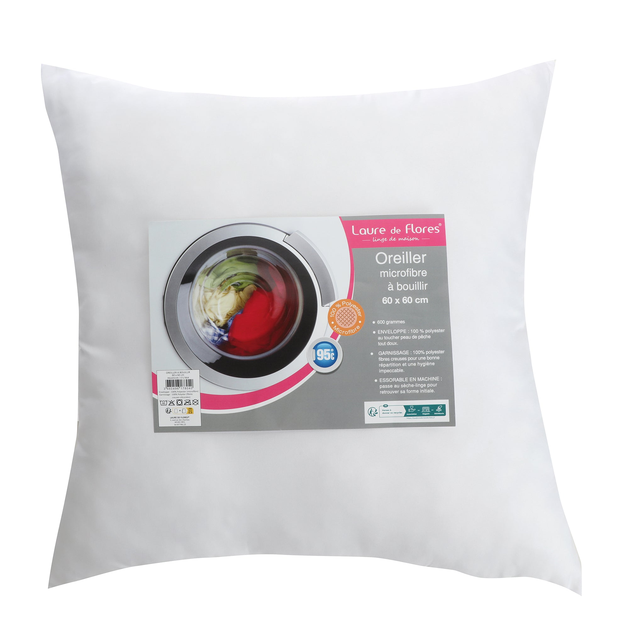 Oreiller 100% microfibre