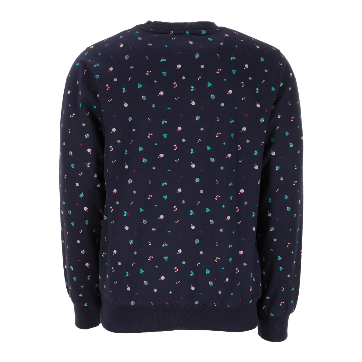 Sweat col rond de Noël - Gris