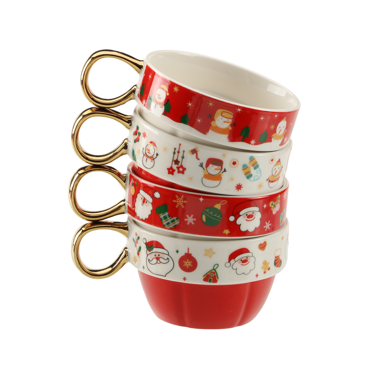 4 mugs de Noël