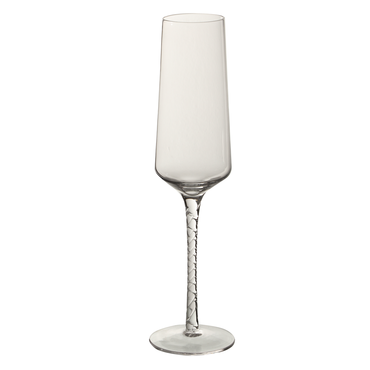 3 flutes à champagne pied tosadé