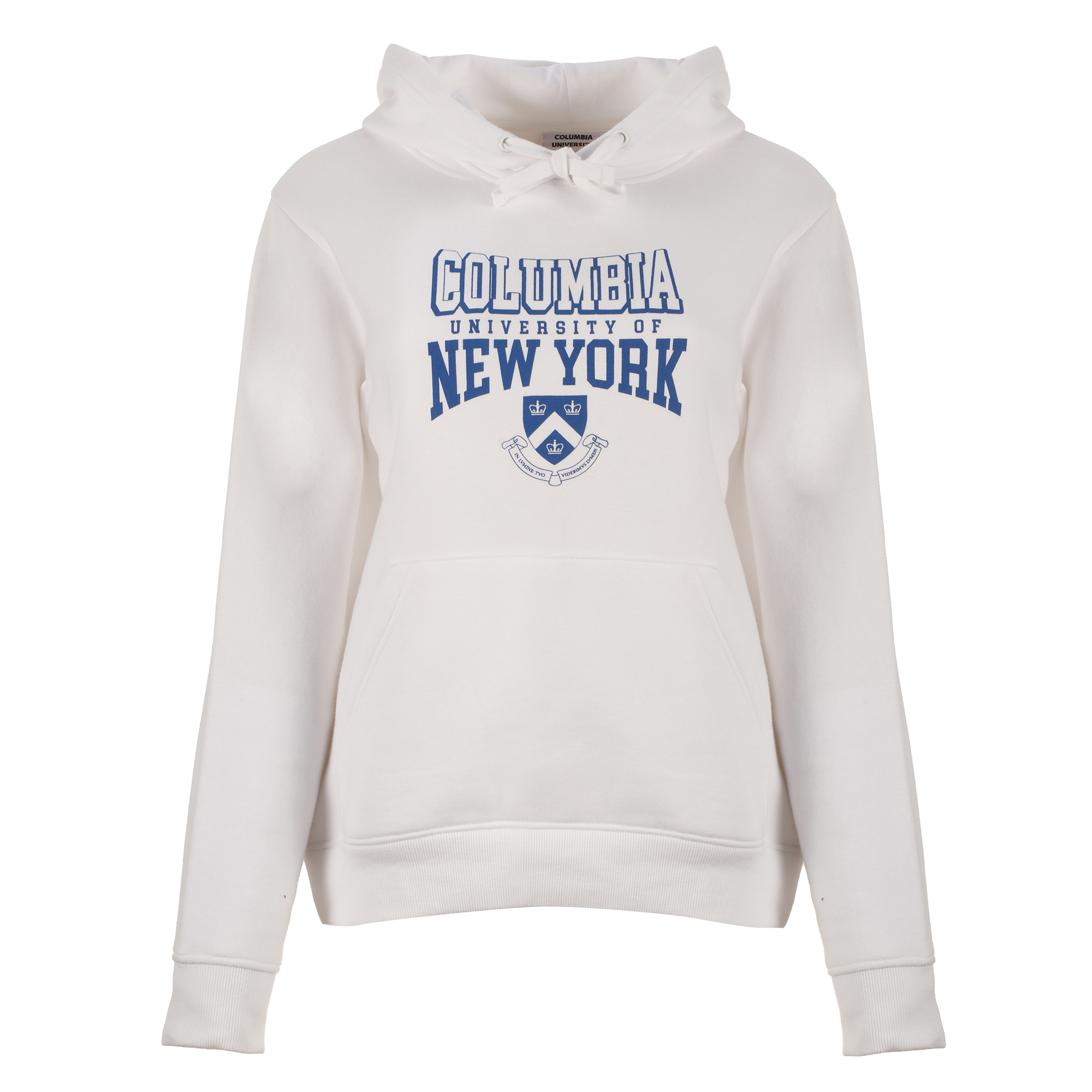 Sweat à capuche New York university of Columbia - Blanc