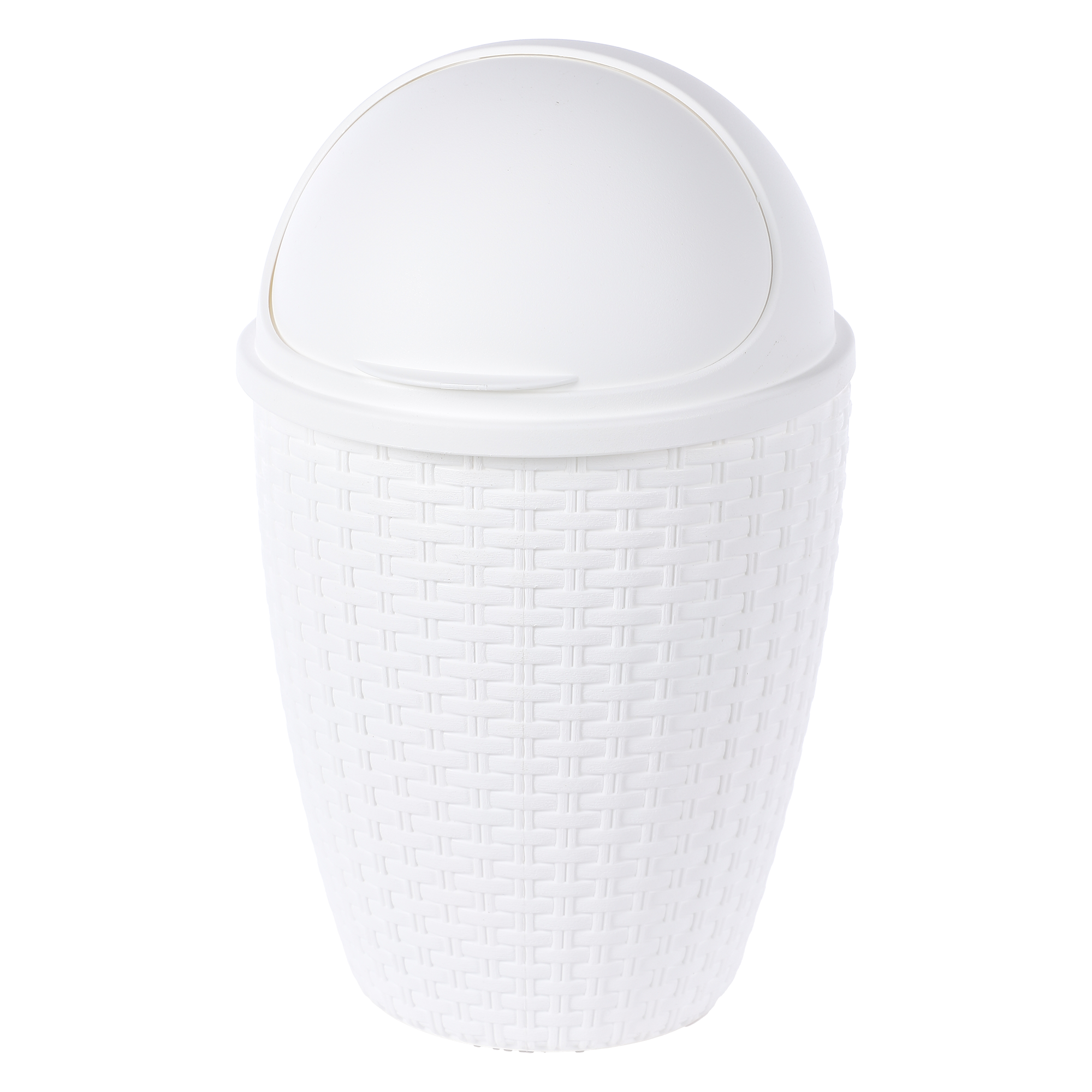 Poubelle de salle de bain 6L - Blanc