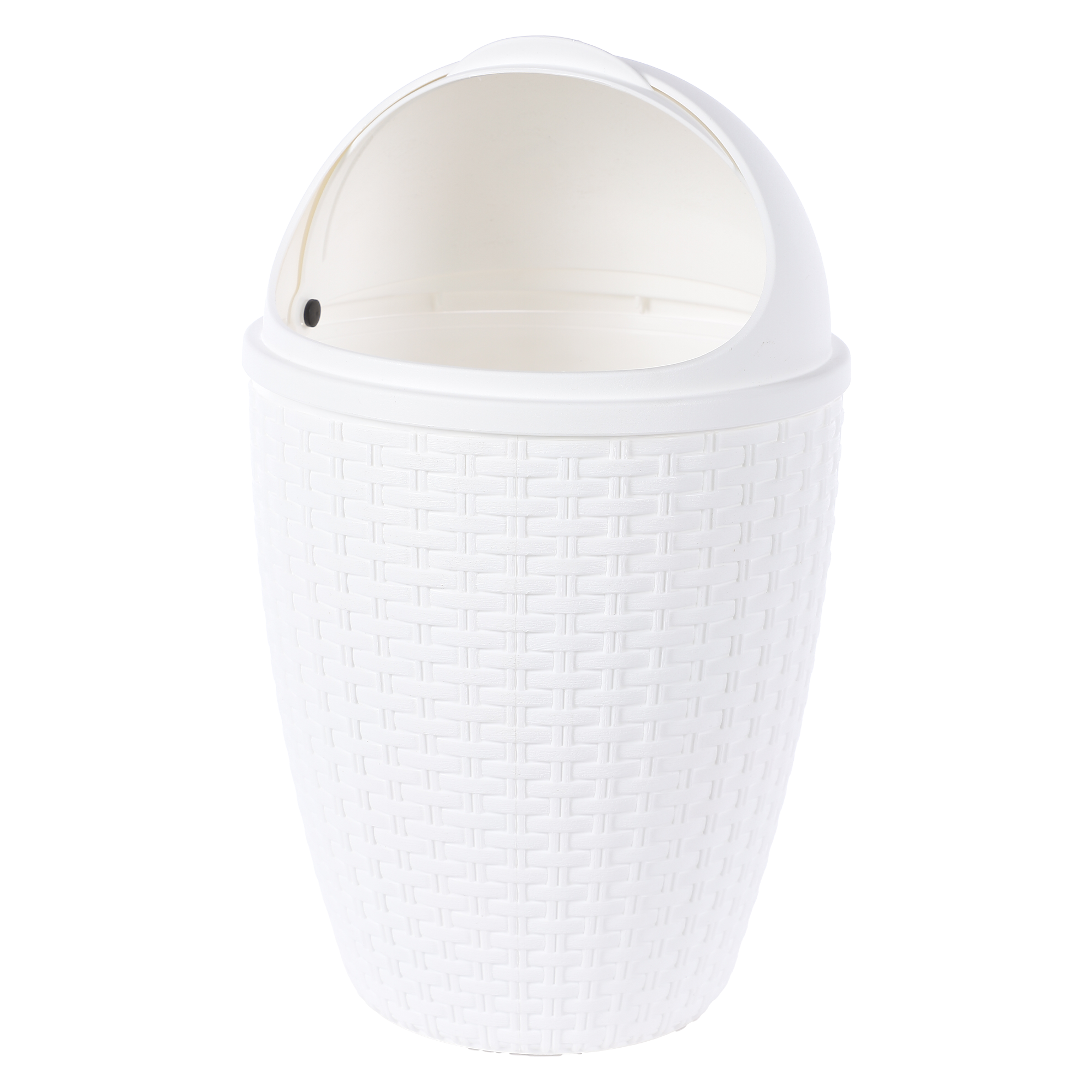 Poubelle de salle de bain 6L - Blanc
