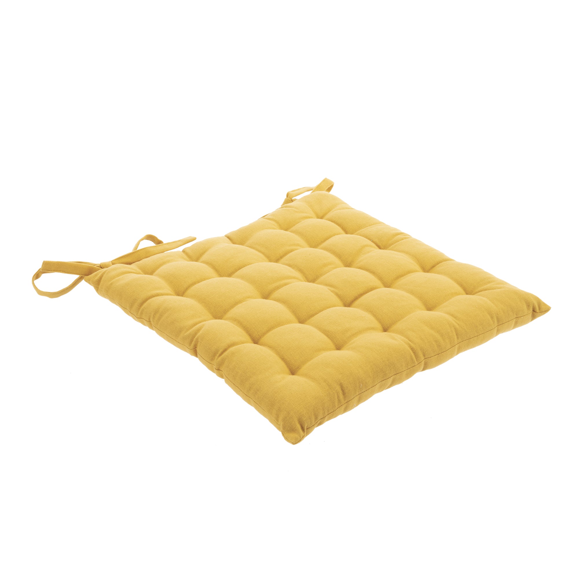 GALETTE DE CHAISE MOLLETONNÉE UNIE - ALICE KEYNES