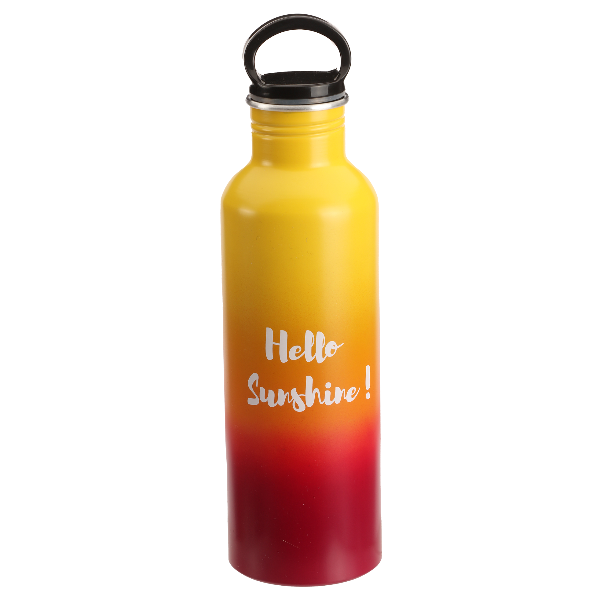 Gourde en aluminium Tie & Dye 750 ml - Jaune