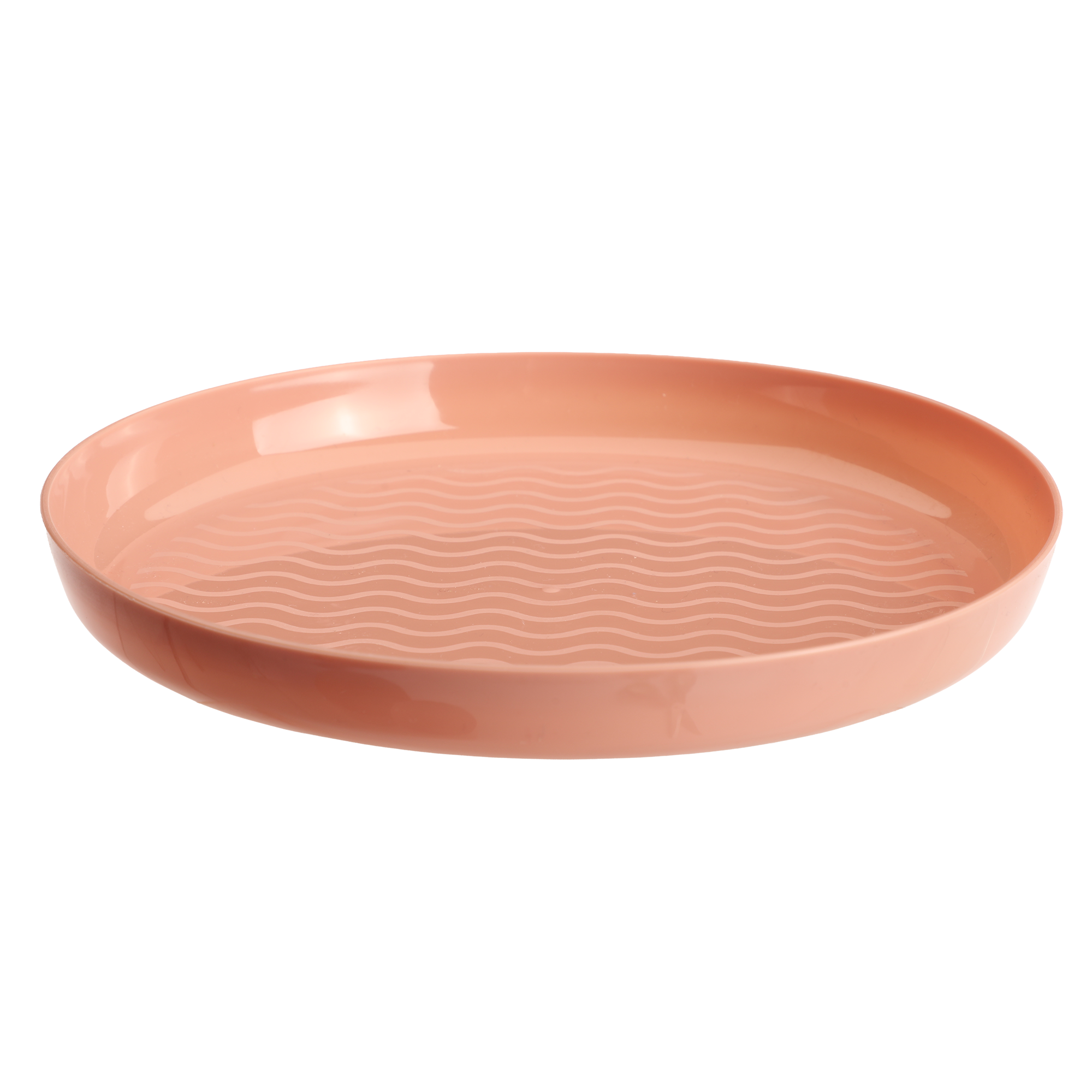 Vaisselle picnic 20 pièces en plastique - Rose clair