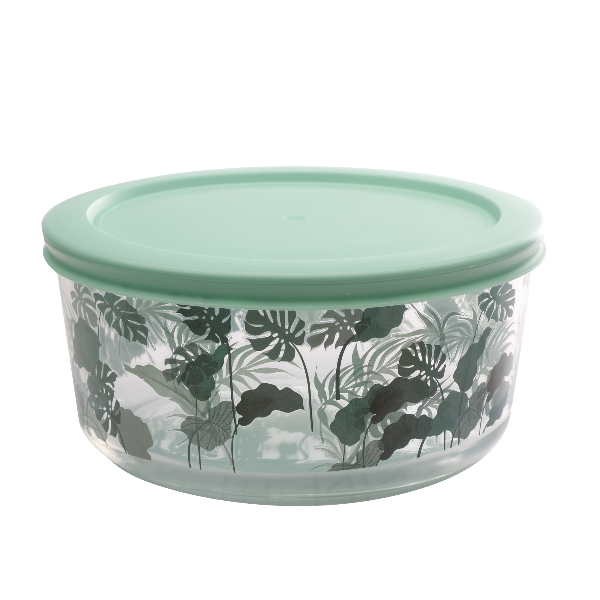 Lot de 3 boîtes de conservation en verre - Vert