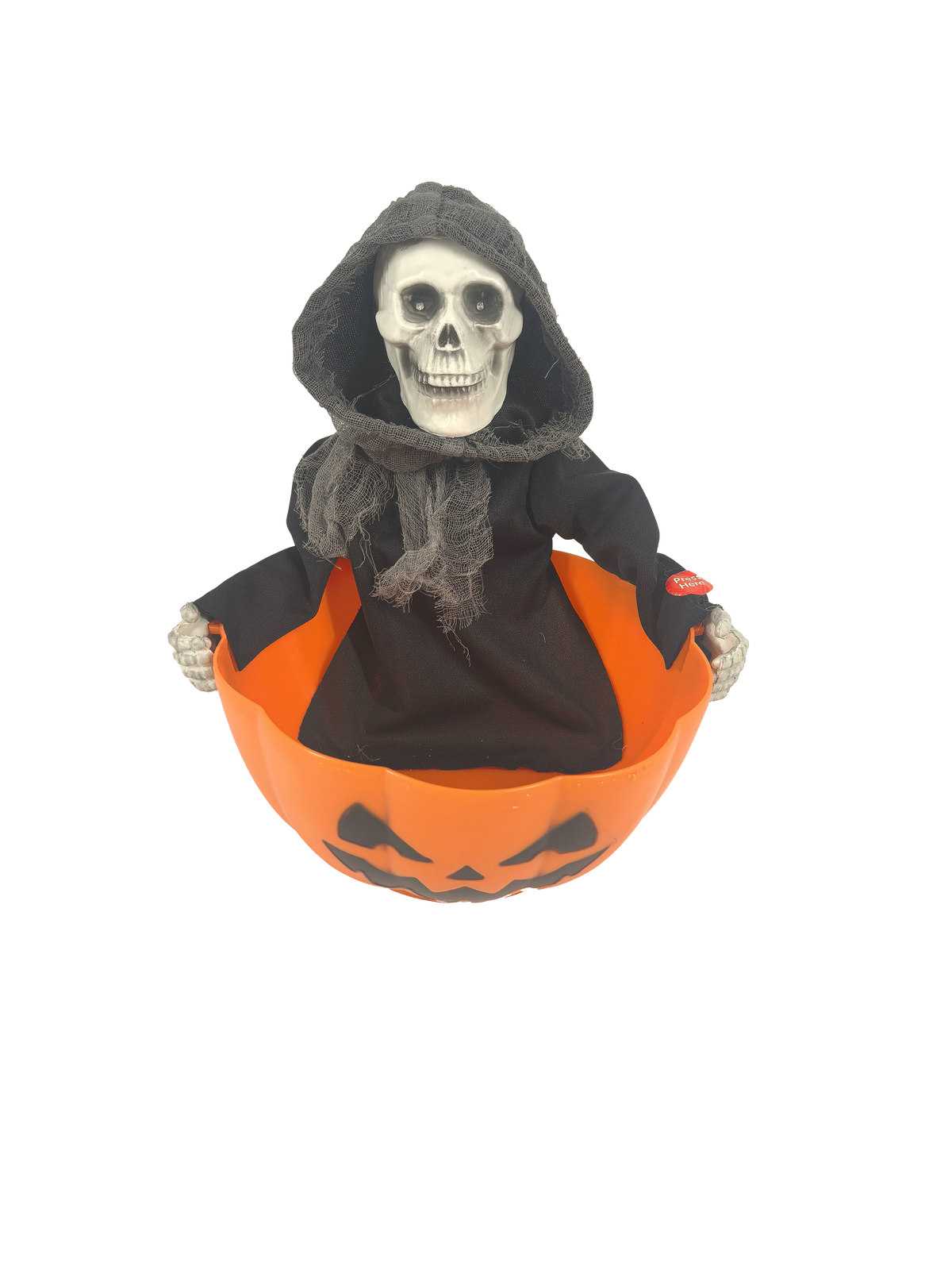 Bol à bonbons animé d’Halloween en polypropylène – 36 × 27 × H. 24 cm